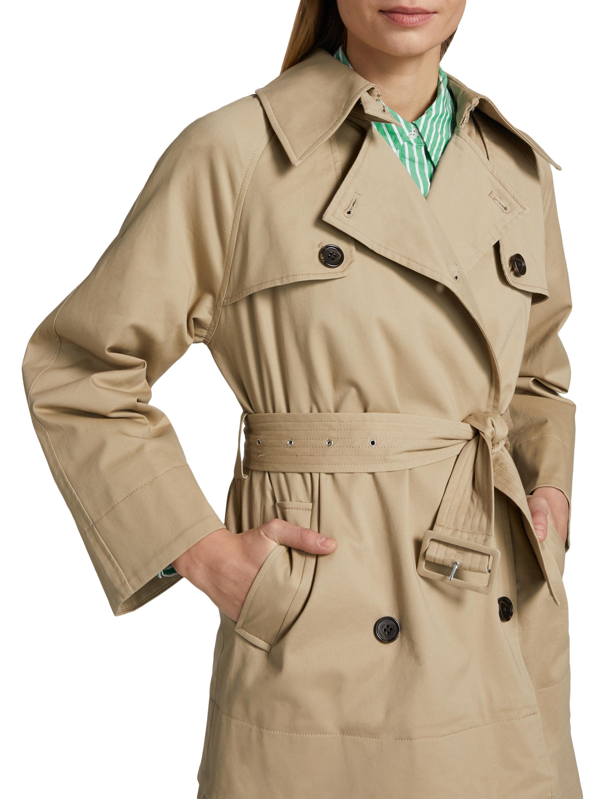 Rails Lucien Cotton Gabardine Belted Trench Jacket | Saks Fifth Avenue