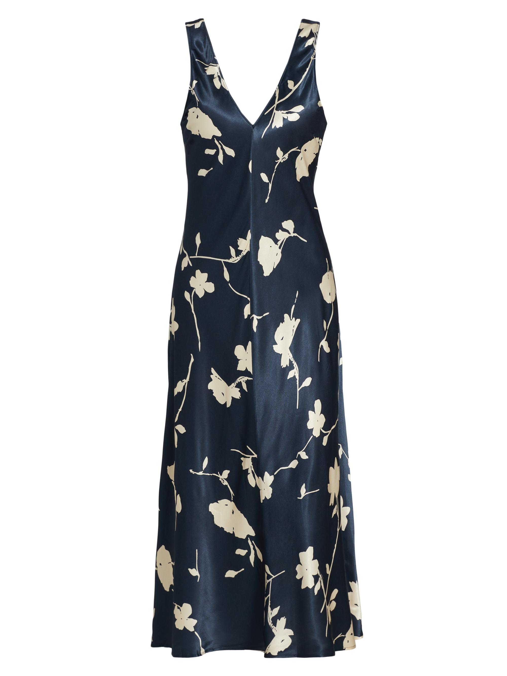 Rails Women's Camellia Floral Satin Midi-Dress - Midnight Roses