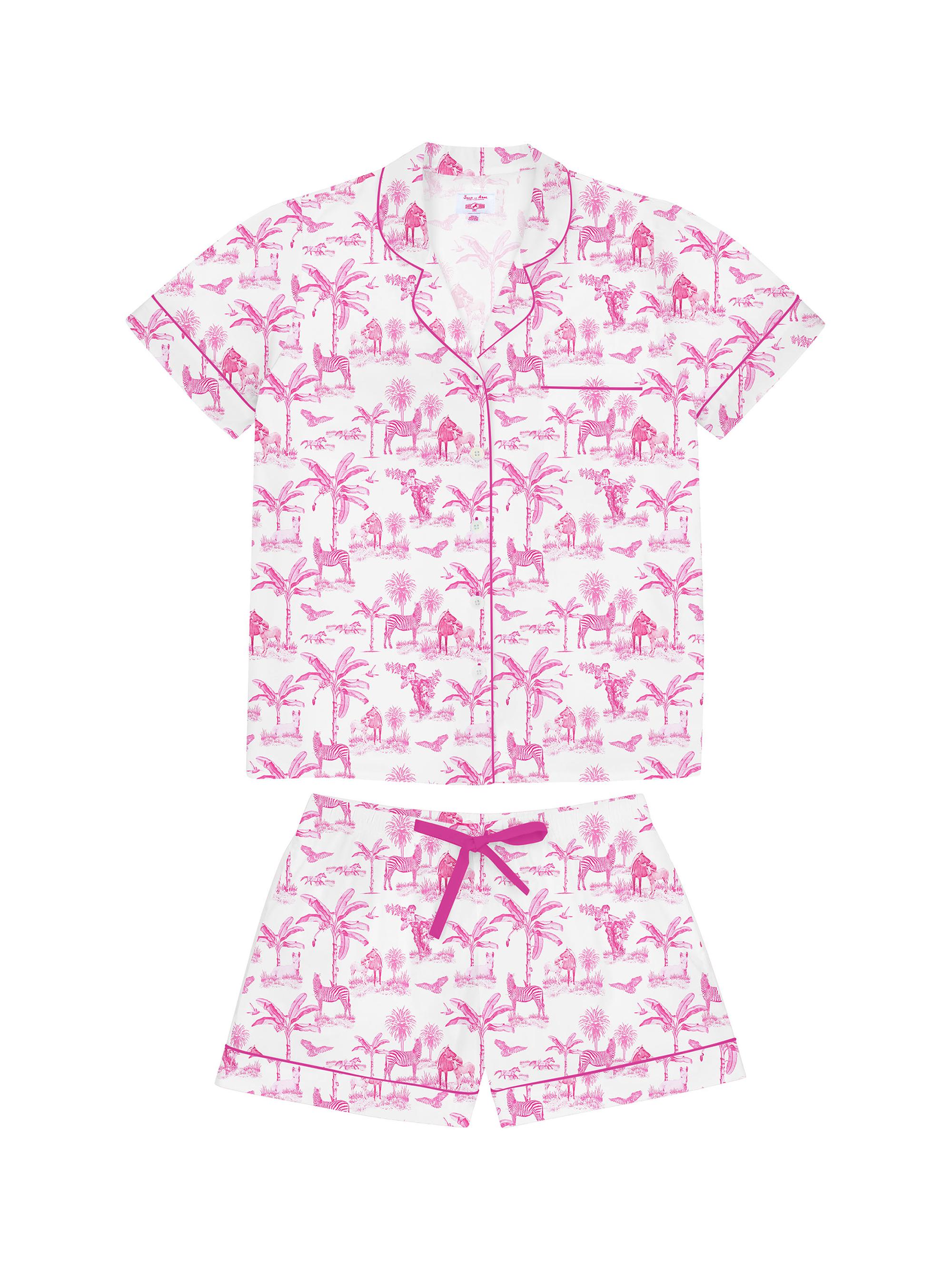 Sant and Abel Women's Skydog Short Pajama Set - Pink