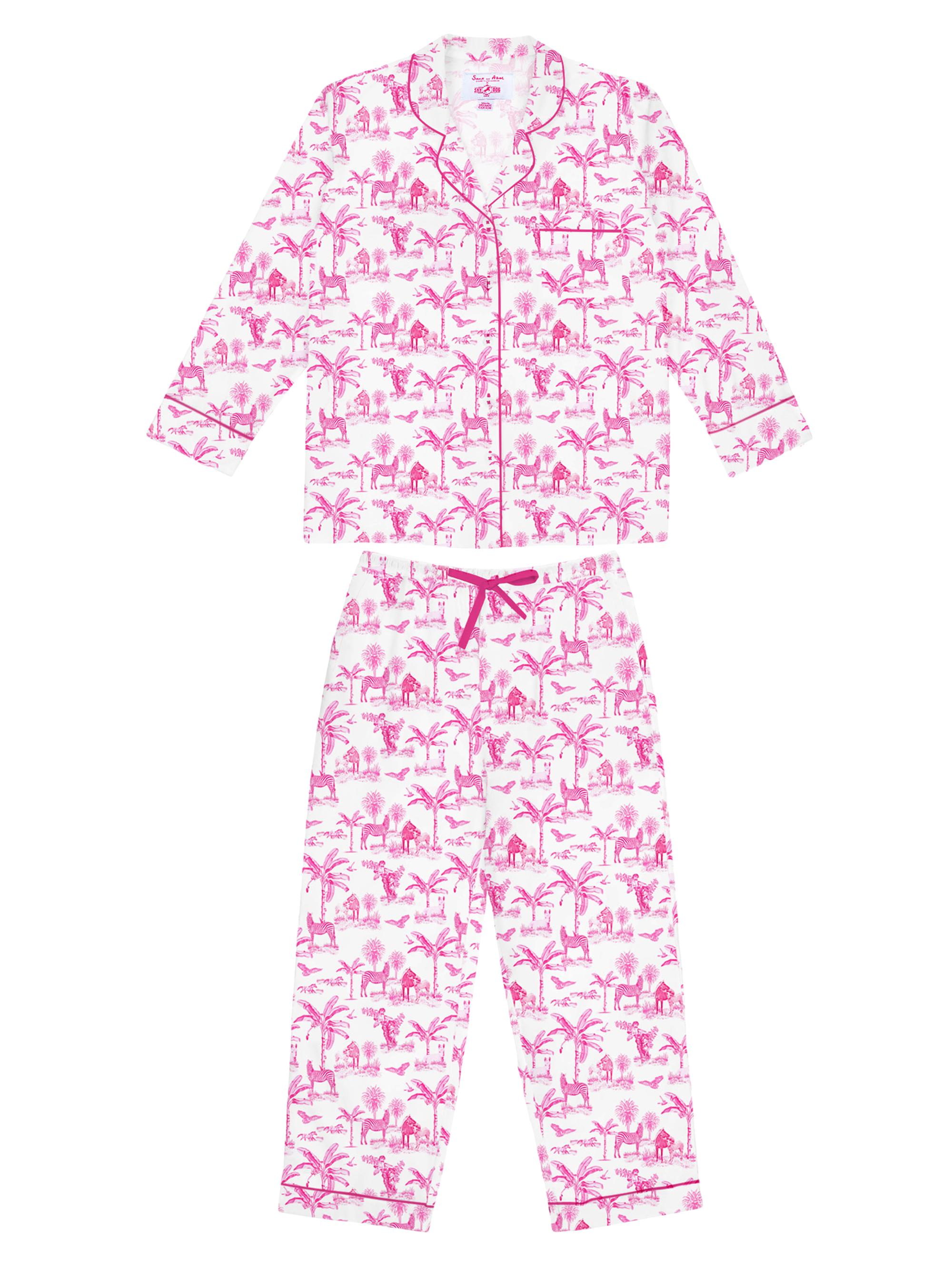 Sant and Abel Women's Skydog Long Pajama Set - Pink