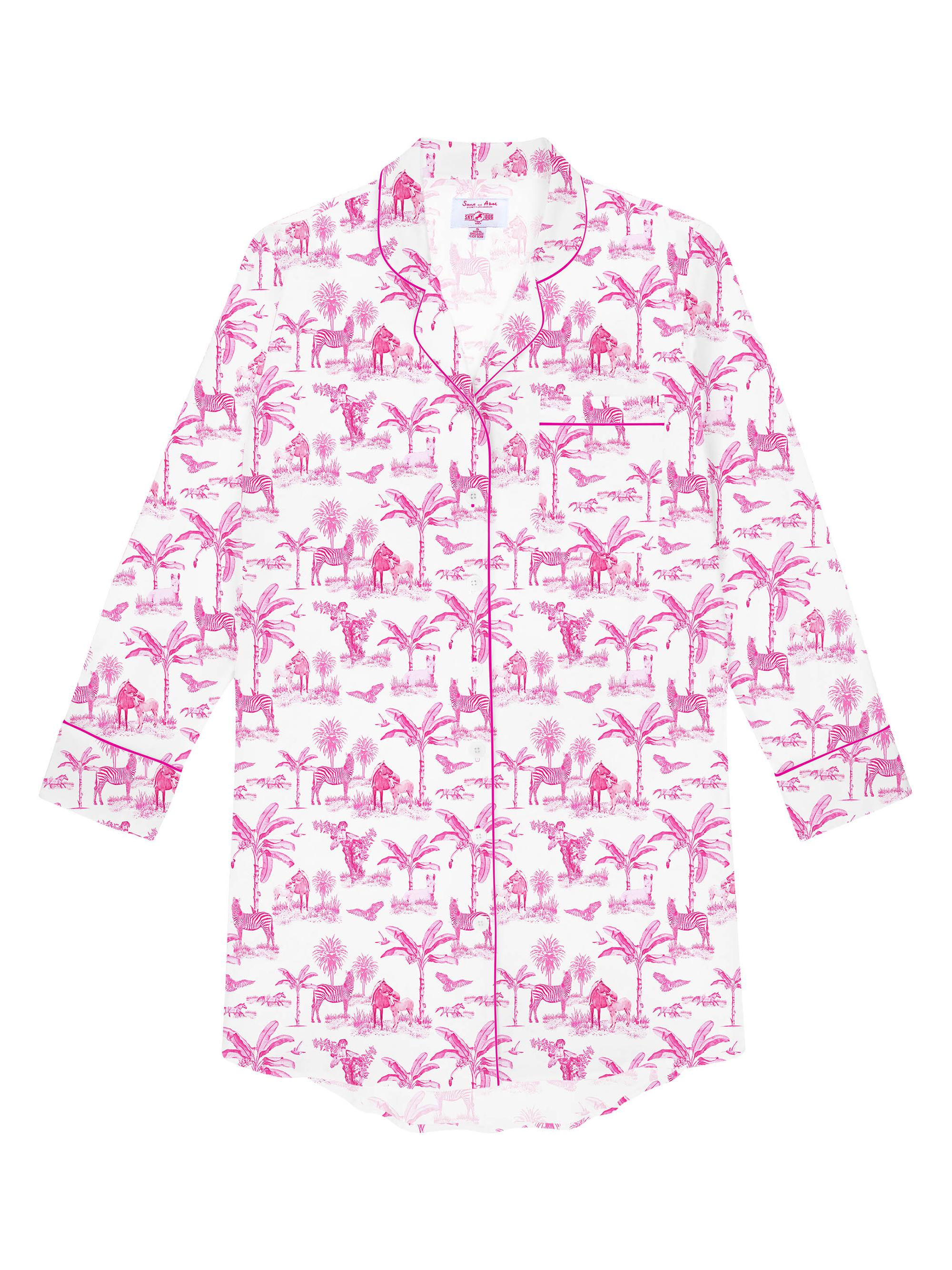 Sant and Abel Women's Skydog Night Shirt - Pink
