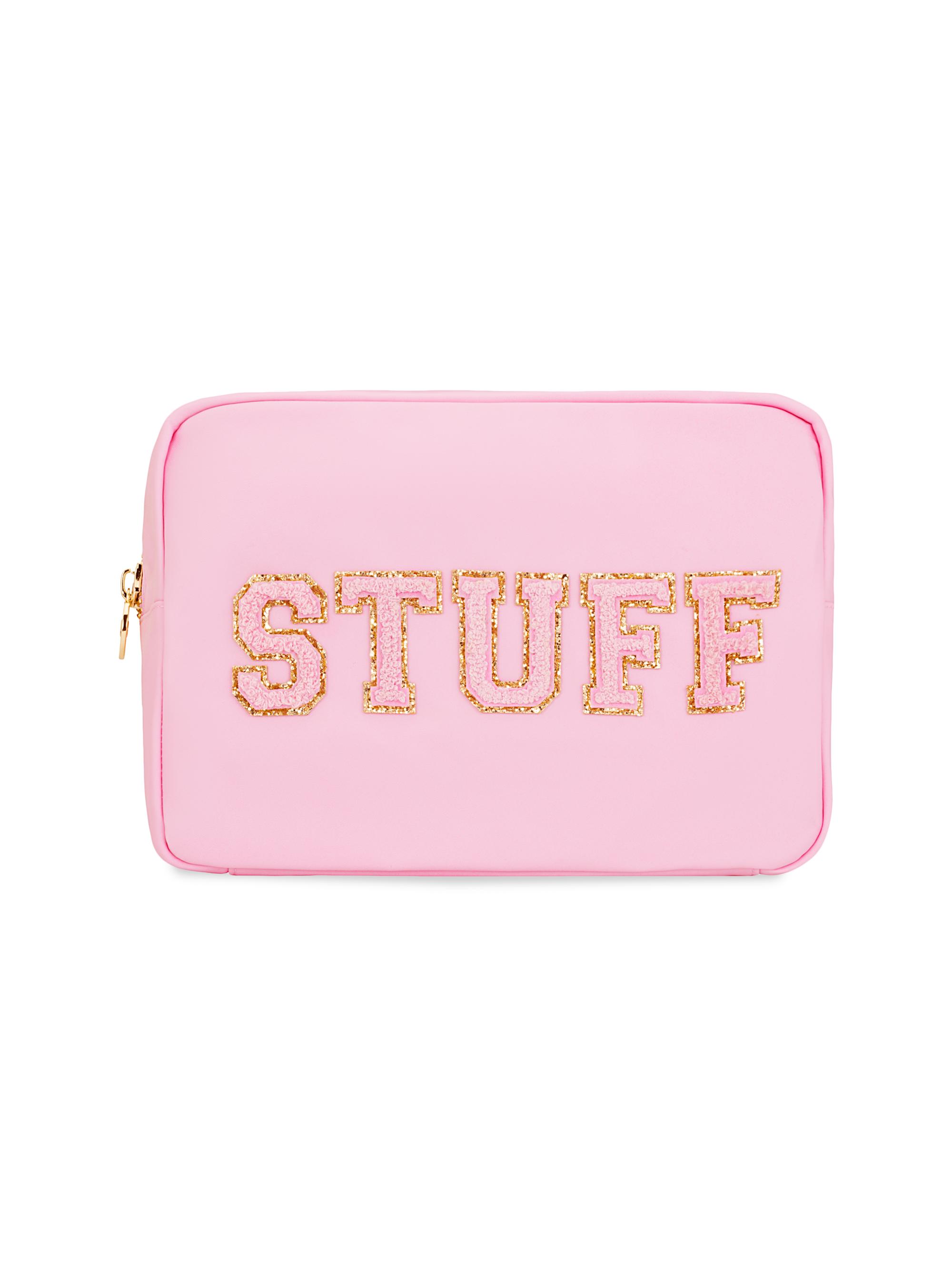 Stoney Clover Lane Women's 2-Piece Flamingo Appliquéd Nylon Pouch Set - Flamingo