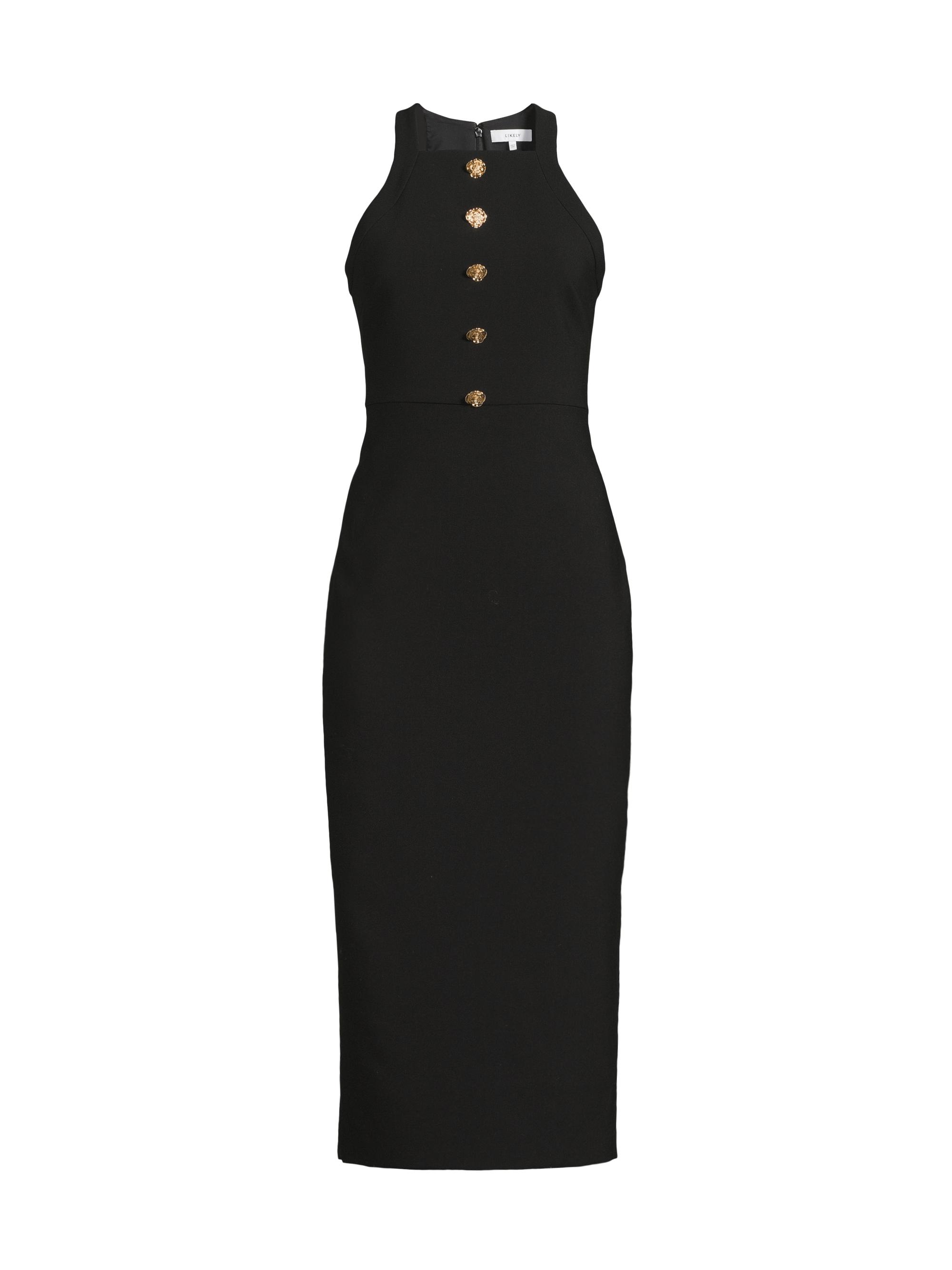 Likely Women's Willie Adorned Midi-Dress - Black