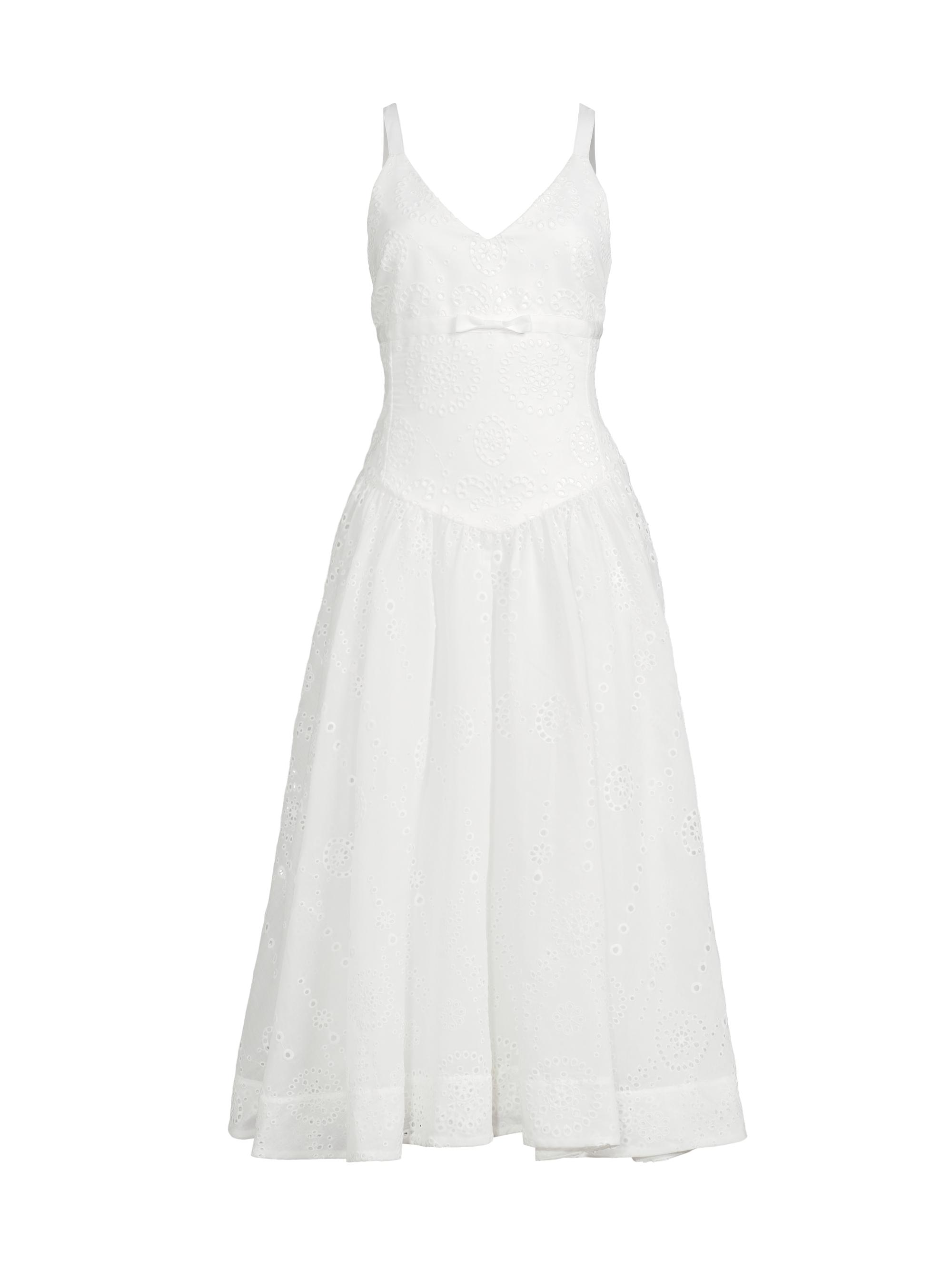 Likely Women's Breena Bow Fit-&-Flare Cocktail Dress - White