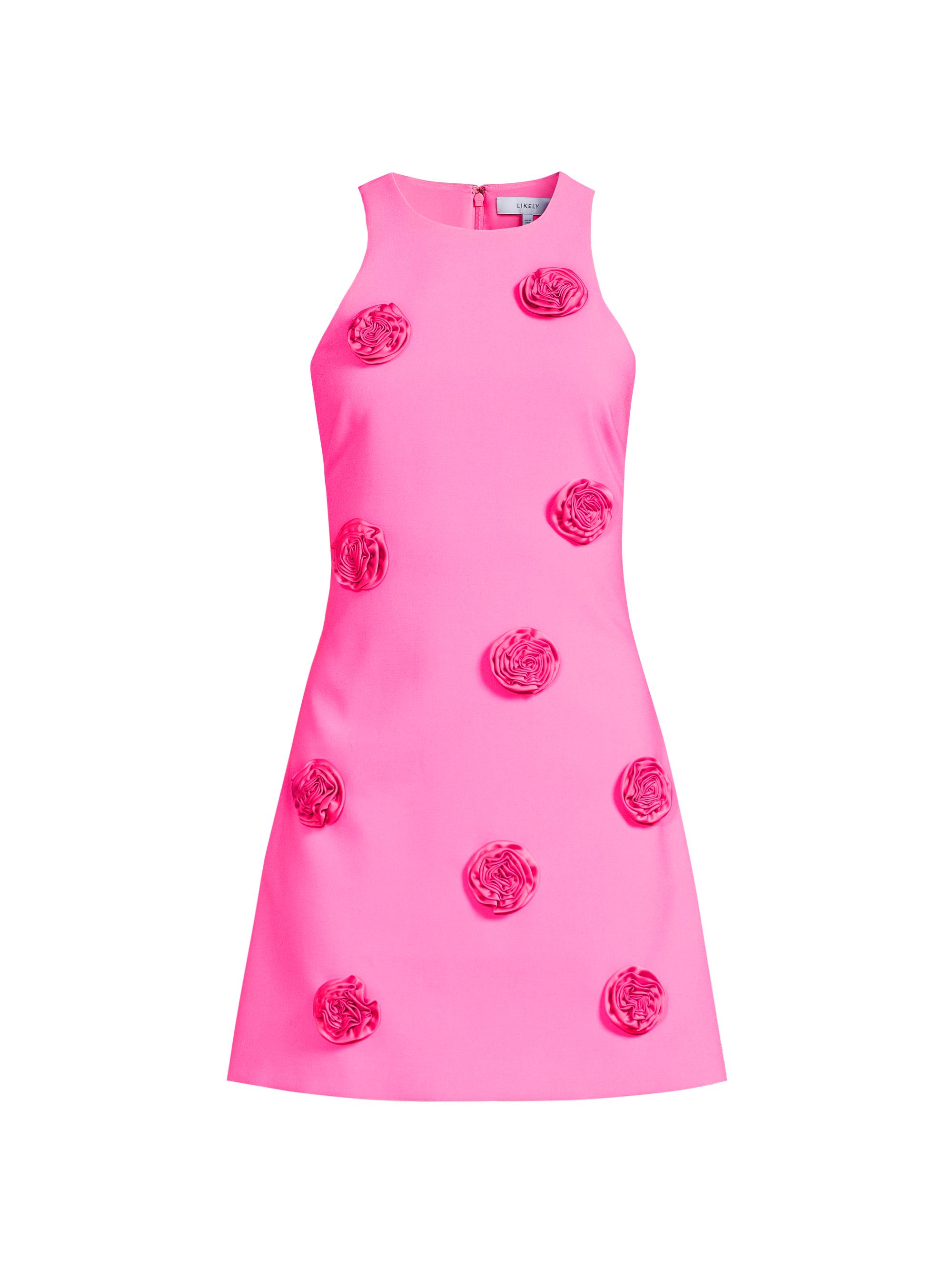 Likely Women's Denny Rosette Minidress - Pink Sugar