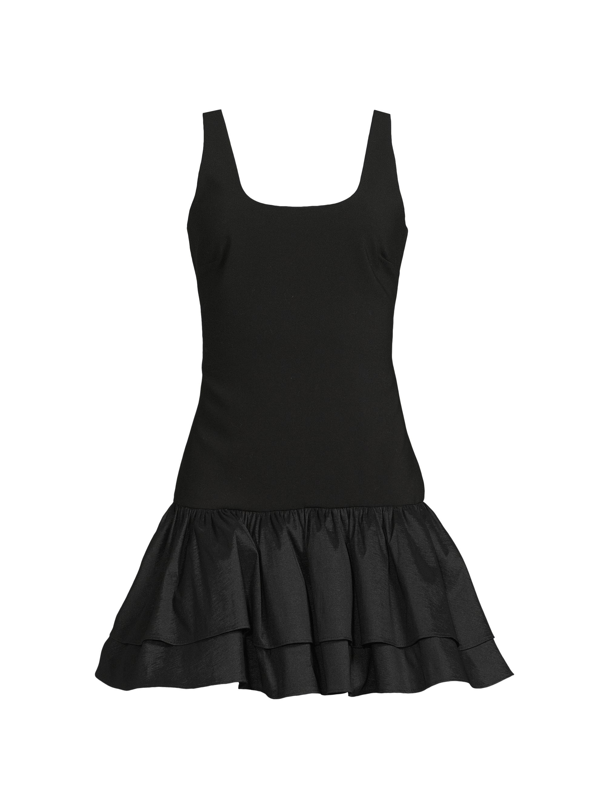 Likely Women's Marika Ruffle Minidress - Black