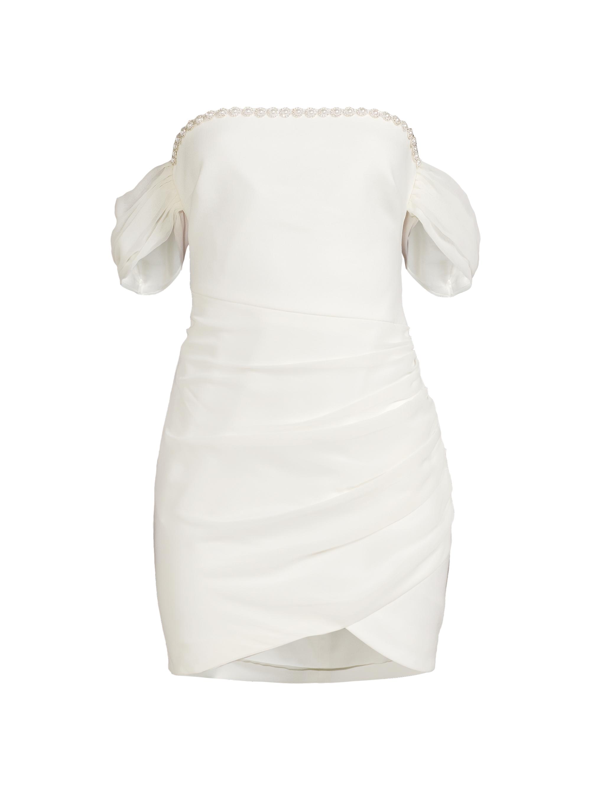 Likely Women's Lula Off-The-Shoulder Minidress - White