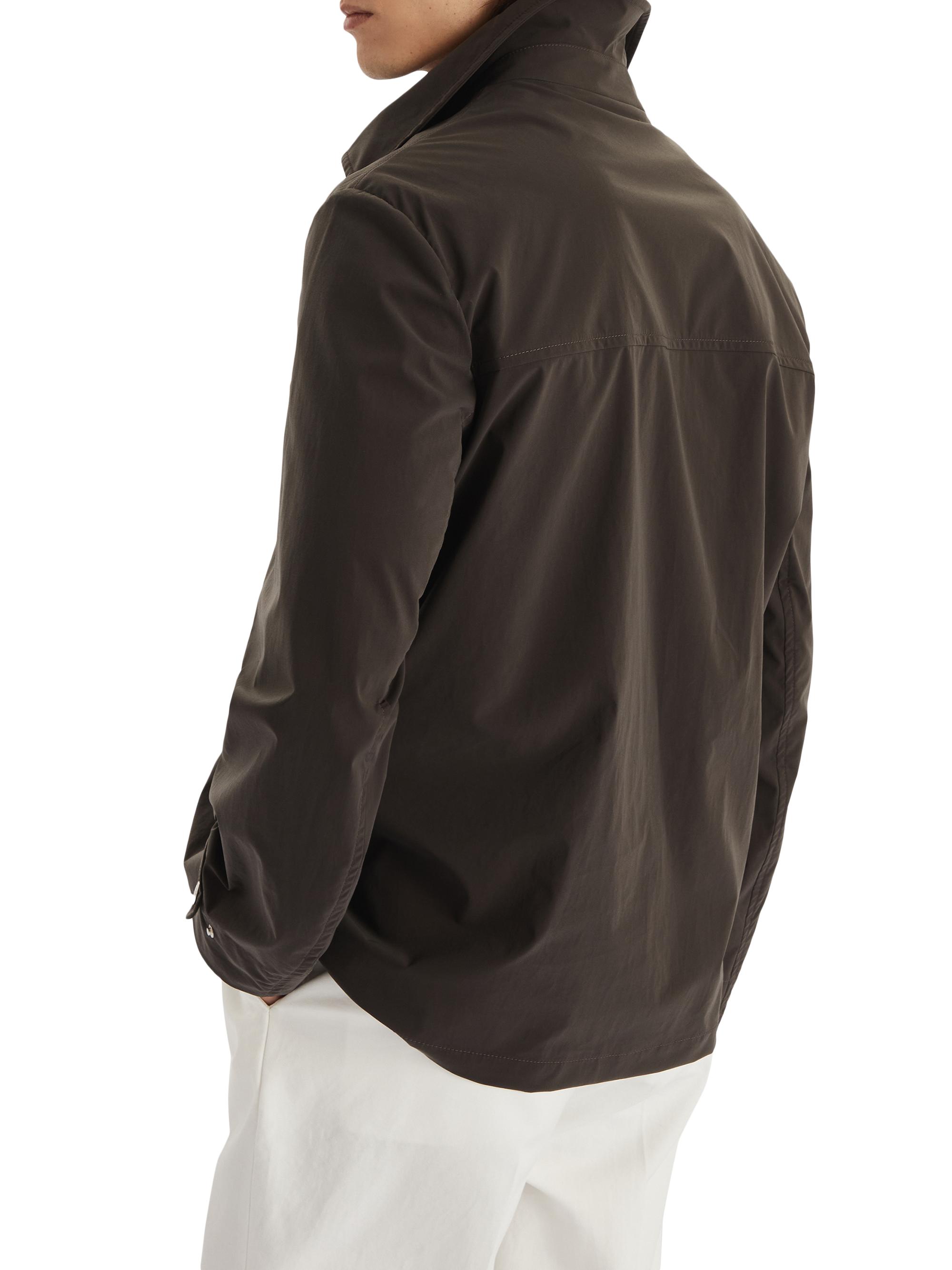 Brunello Cucinelli Water Resistant Bonded Cotton Unlined Field Jacket ...