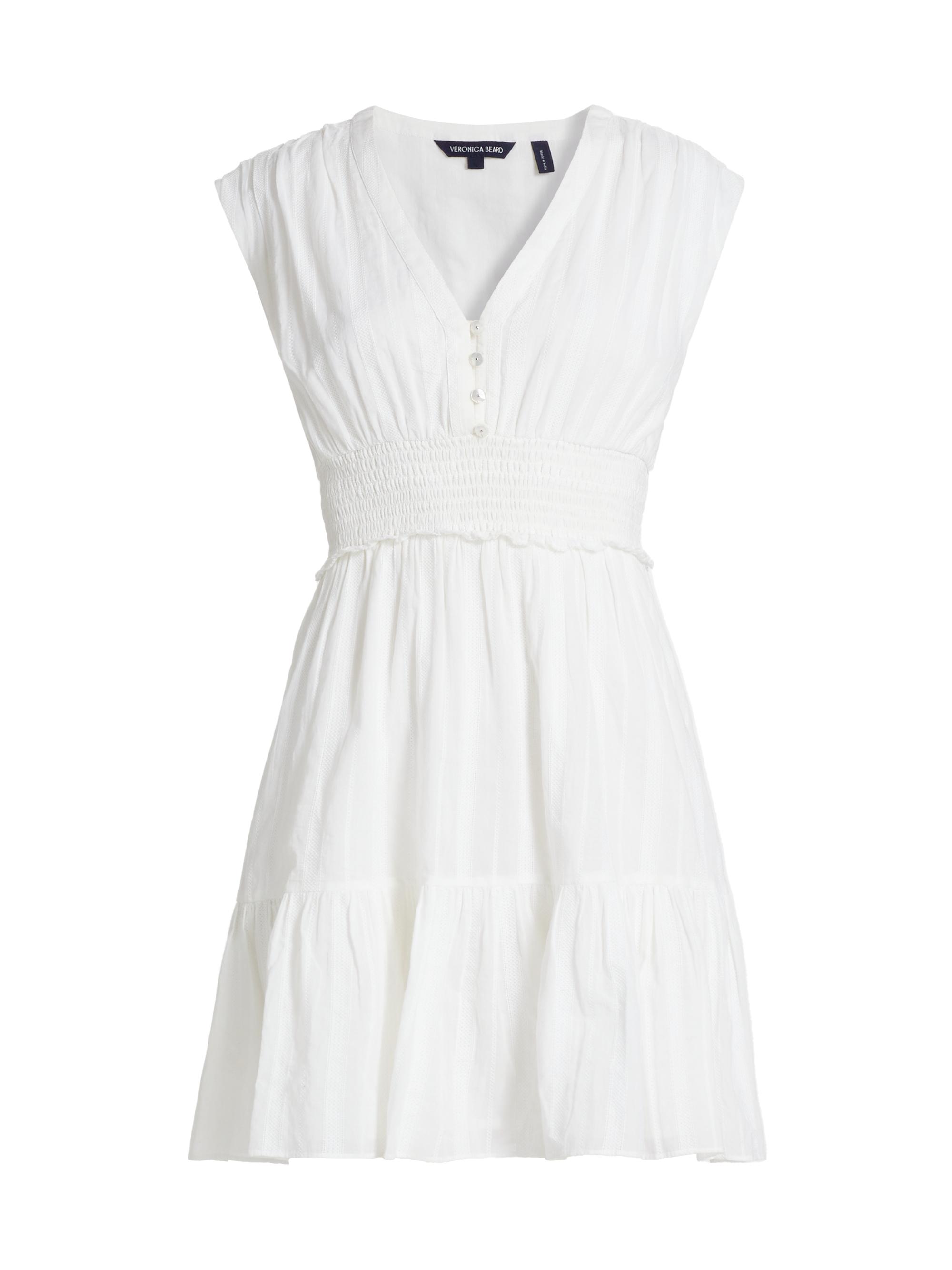 Veronica Beard Women's Kareena Cotton Minidress - White