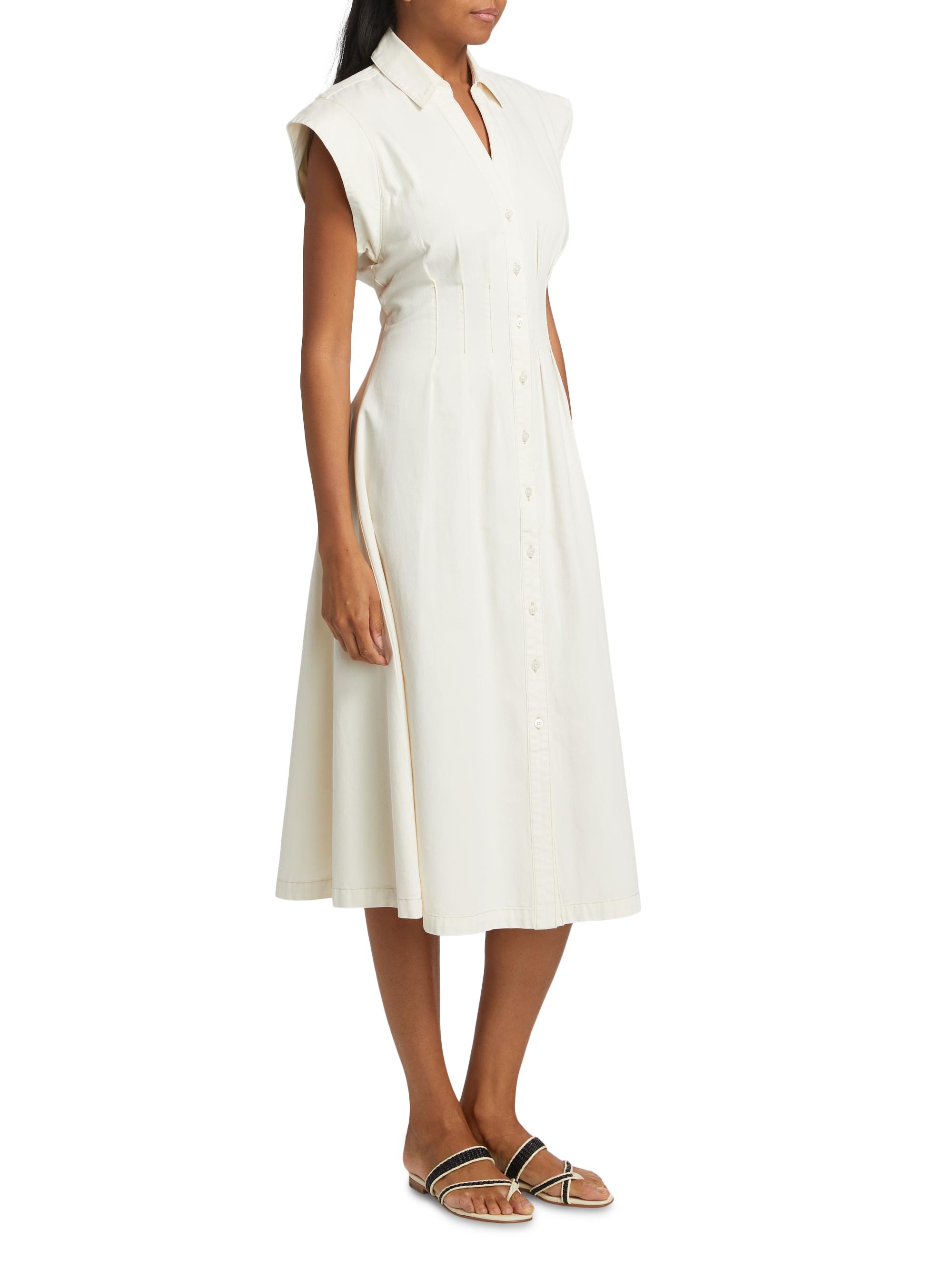 veronica beard ruben cotton midi dress Veronica Beard Jean Ruben Midi Dress