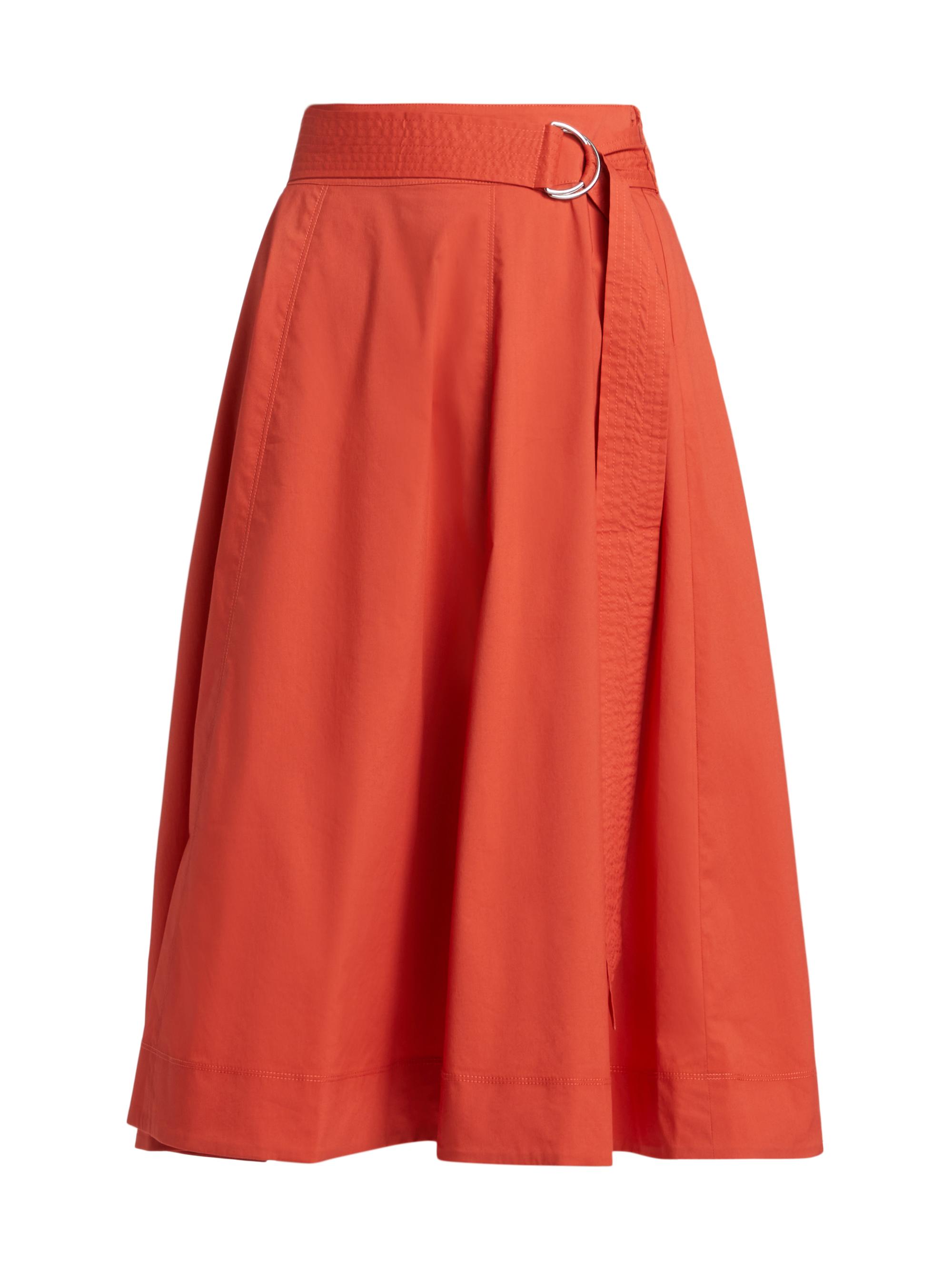 Veronica Beard Women's Facia A-Line Skirt - Persimmon