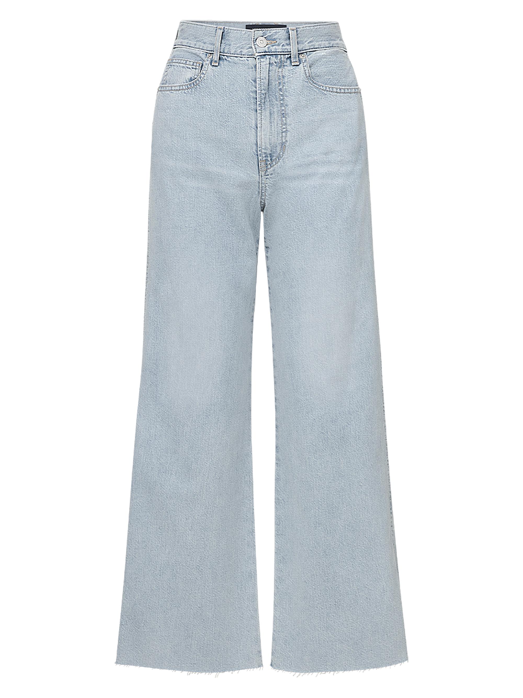 Taylor High-Rise Wide-Leg Crop Jeans