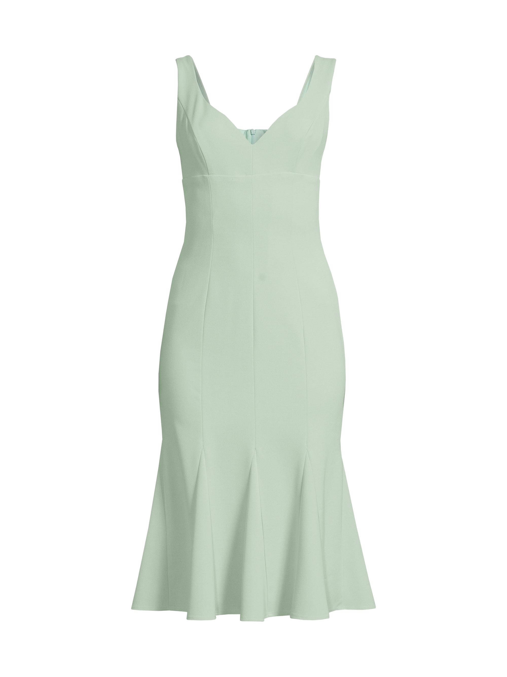 Black Halo Women's Ashlyn Crepe Sweetheart Midi-Dress - Pistachio