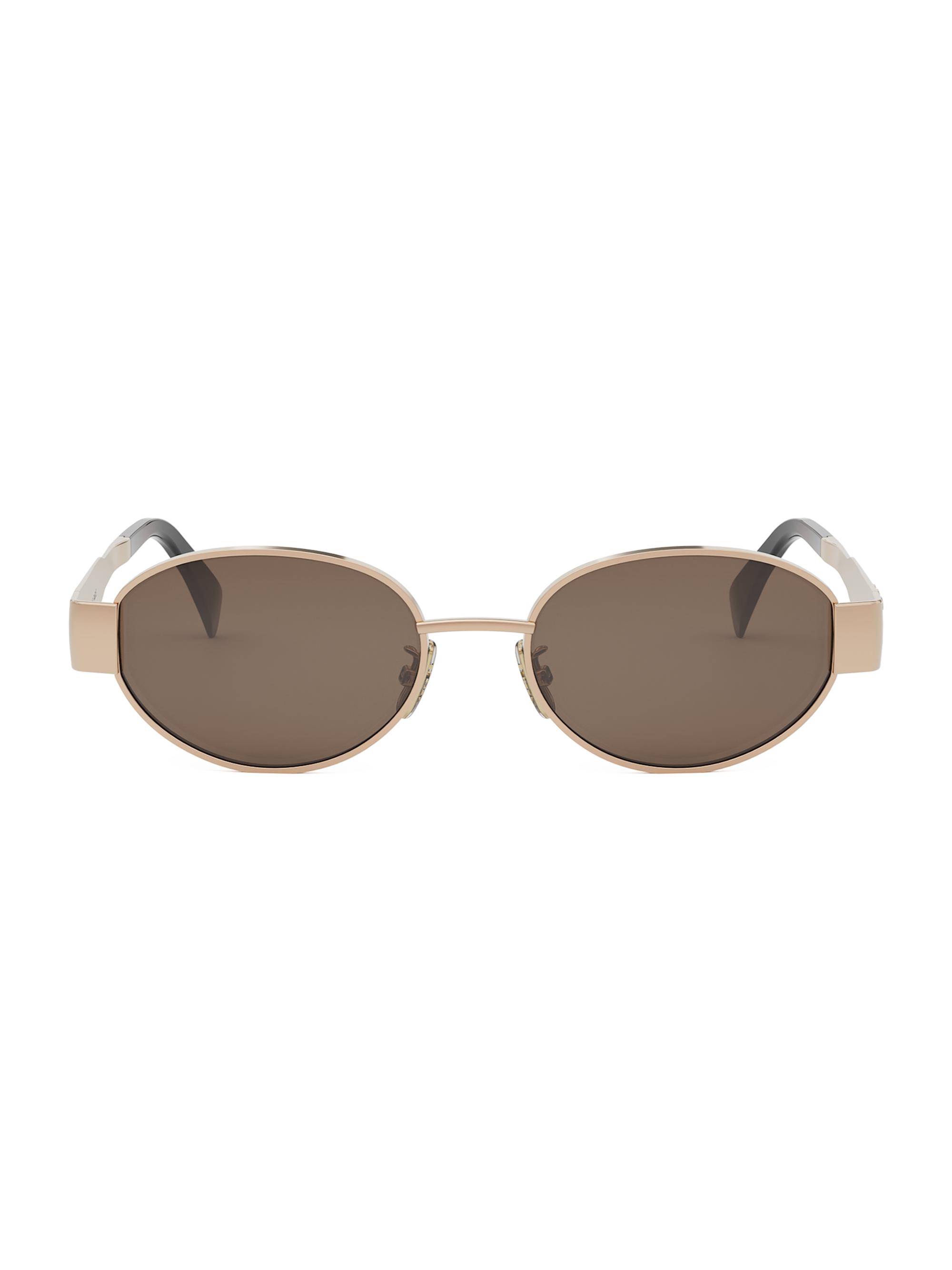 Metal Triomphe 54MM Oval Sunglasses