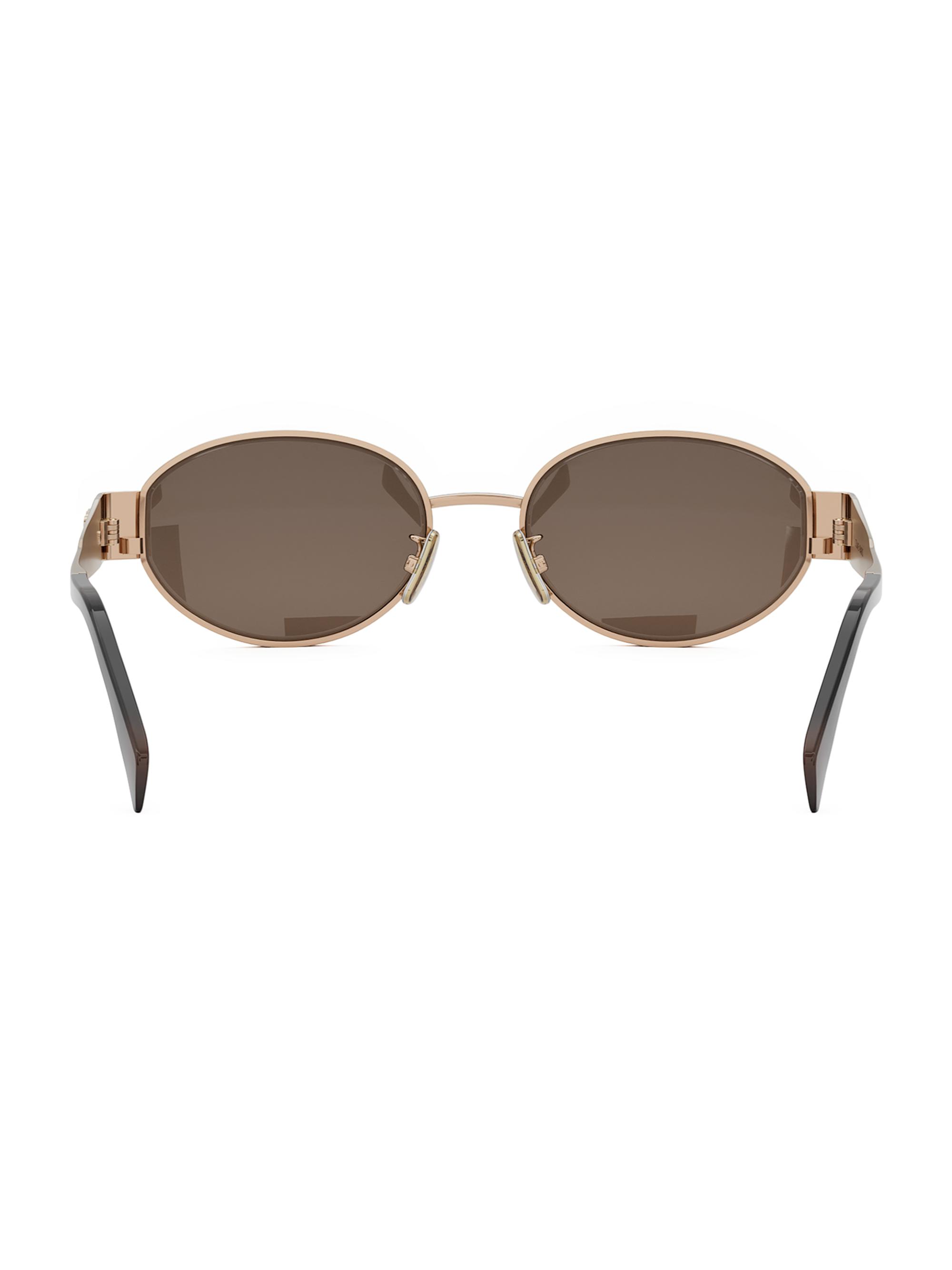 Metal Triomphe 54MM Oval Sunglasses