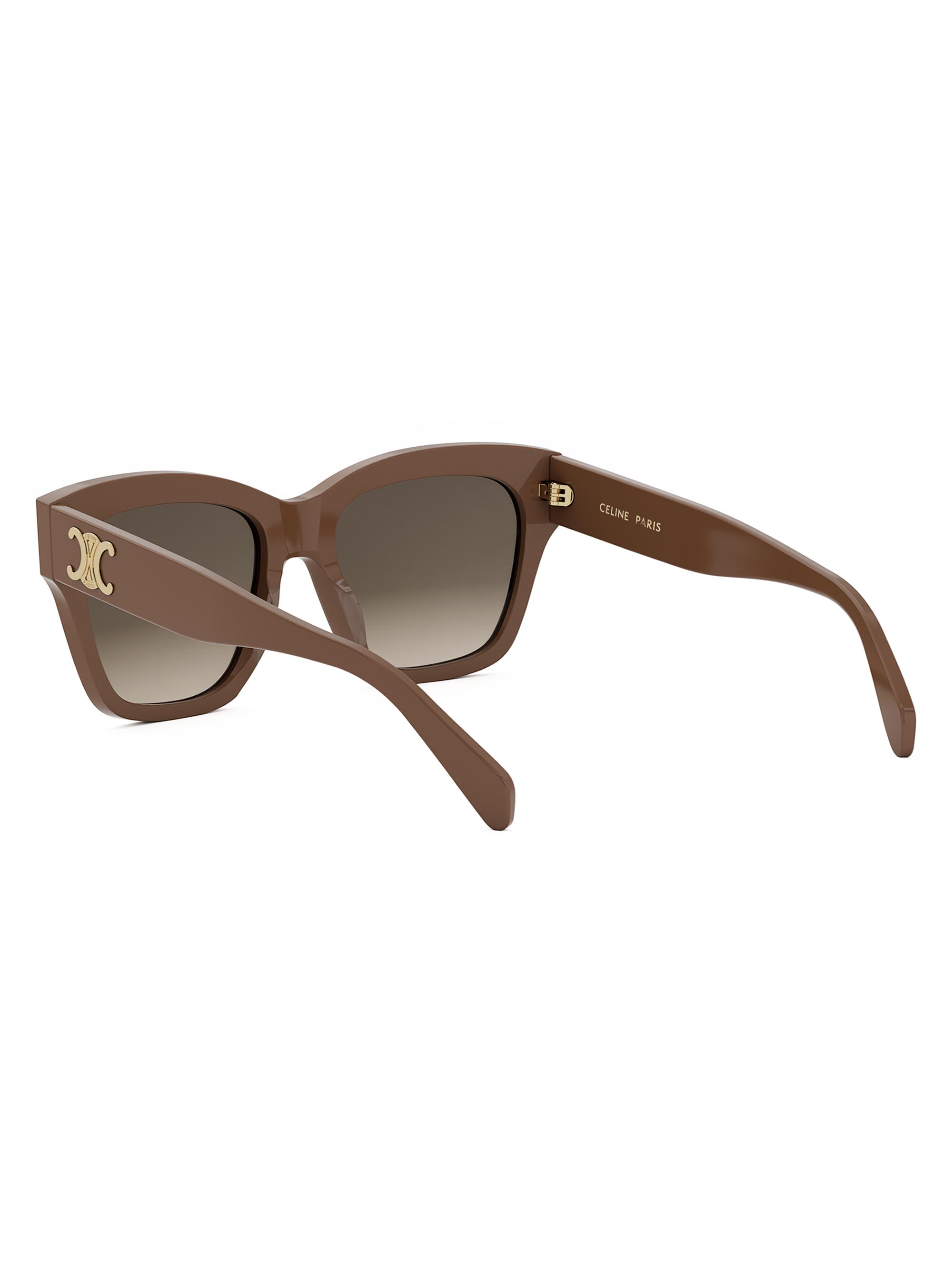 CELINE Triomphe 55MM Geometric Sunglasses | Saks Fifth Avenue