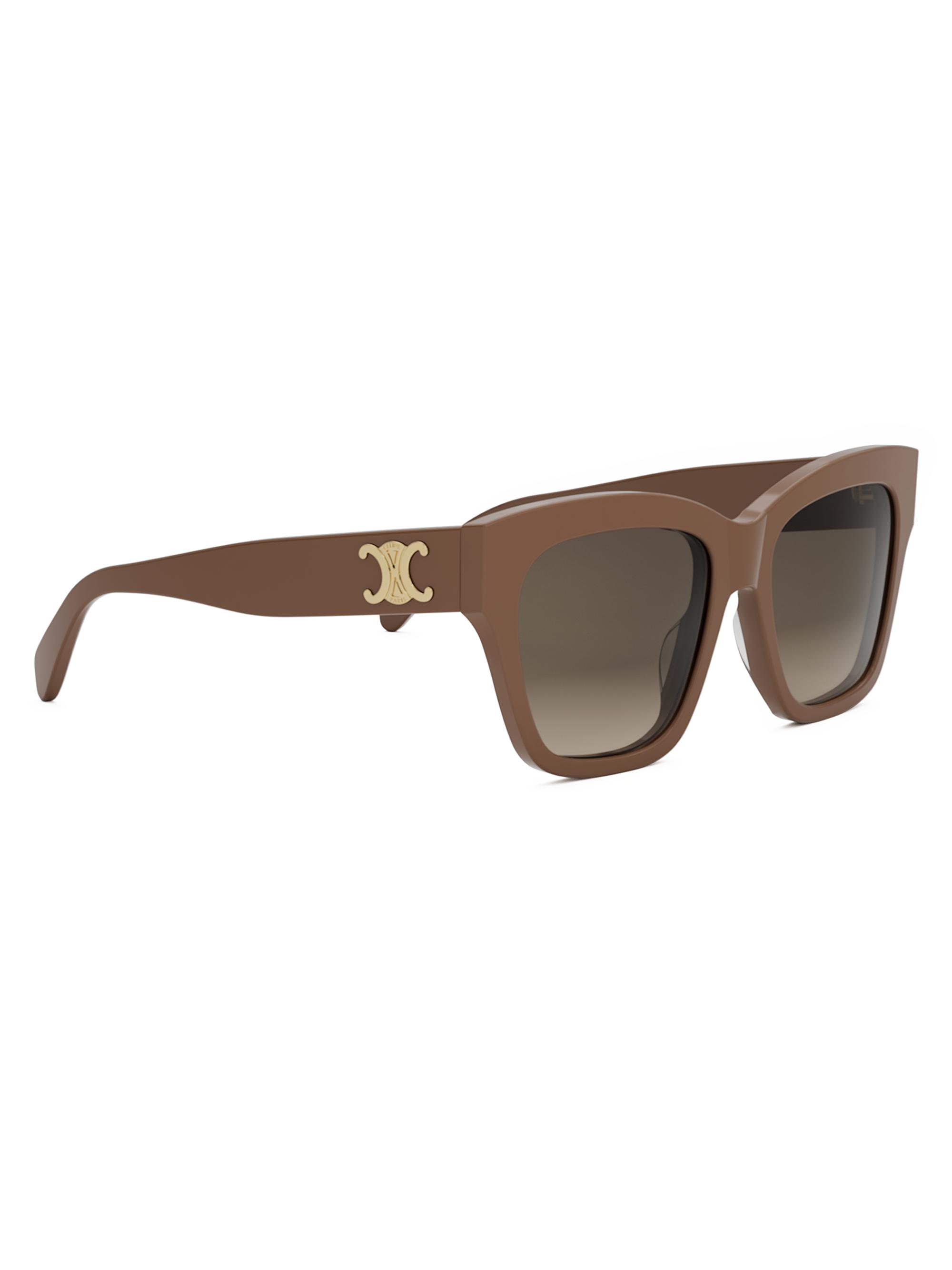 CELINE Triomphe 55MM Geometric Sunglasses | Saks Fifth Avenue