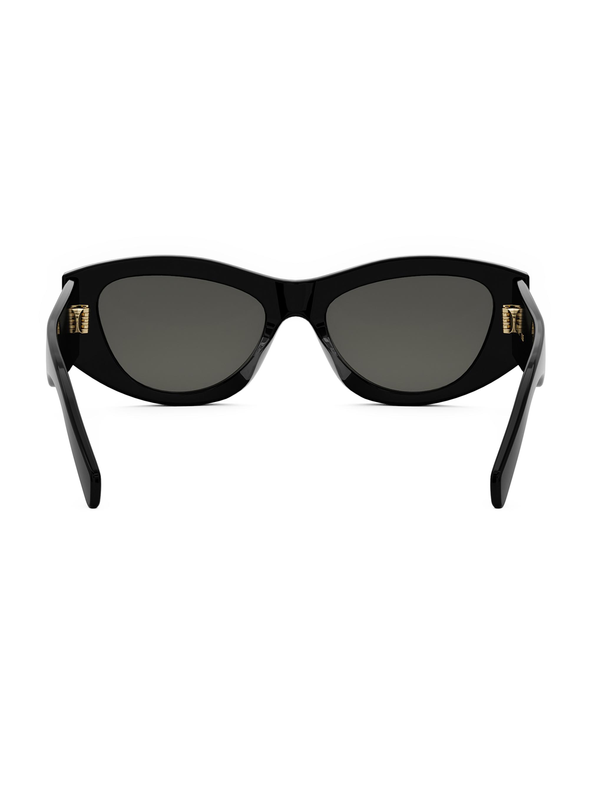 CELINE Triomphe 55MM Geometric Sunglasses | Saks Fifth Avenue