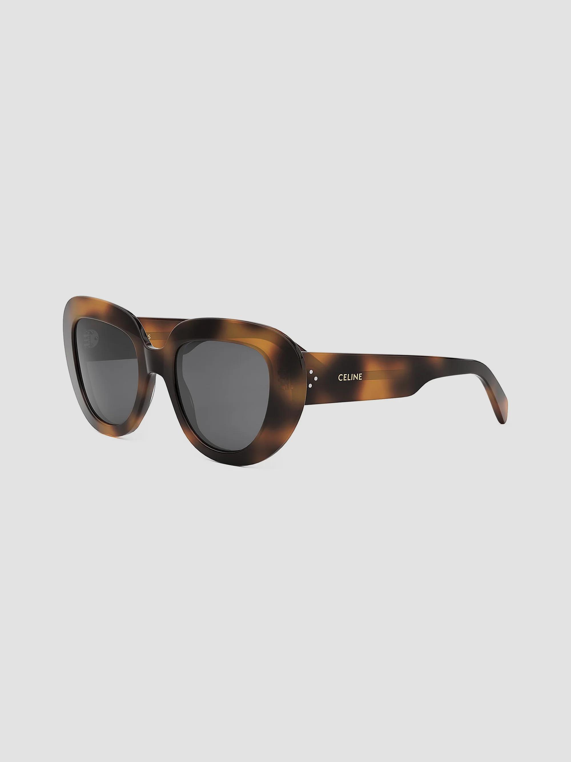 Celine 55mm cat eye sunglasses tortishell Celine Eyewear Tortoiseshell cat-eye sunglasses Celine main image 3