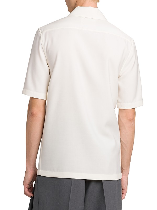 Shop Jil Sander Virgin Wool Short-Sleeve Polo Shirt | Saks Shop Jil Sander Virgin Wool Short-Sleeve Polo Shirt | Saks