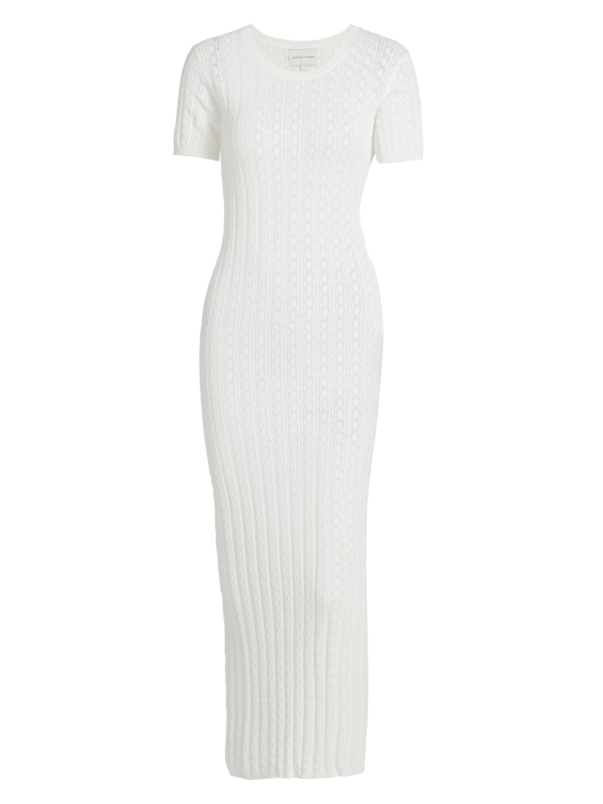 Loulou de Saison Women's Aruba Rib-Lace Knit Dress -