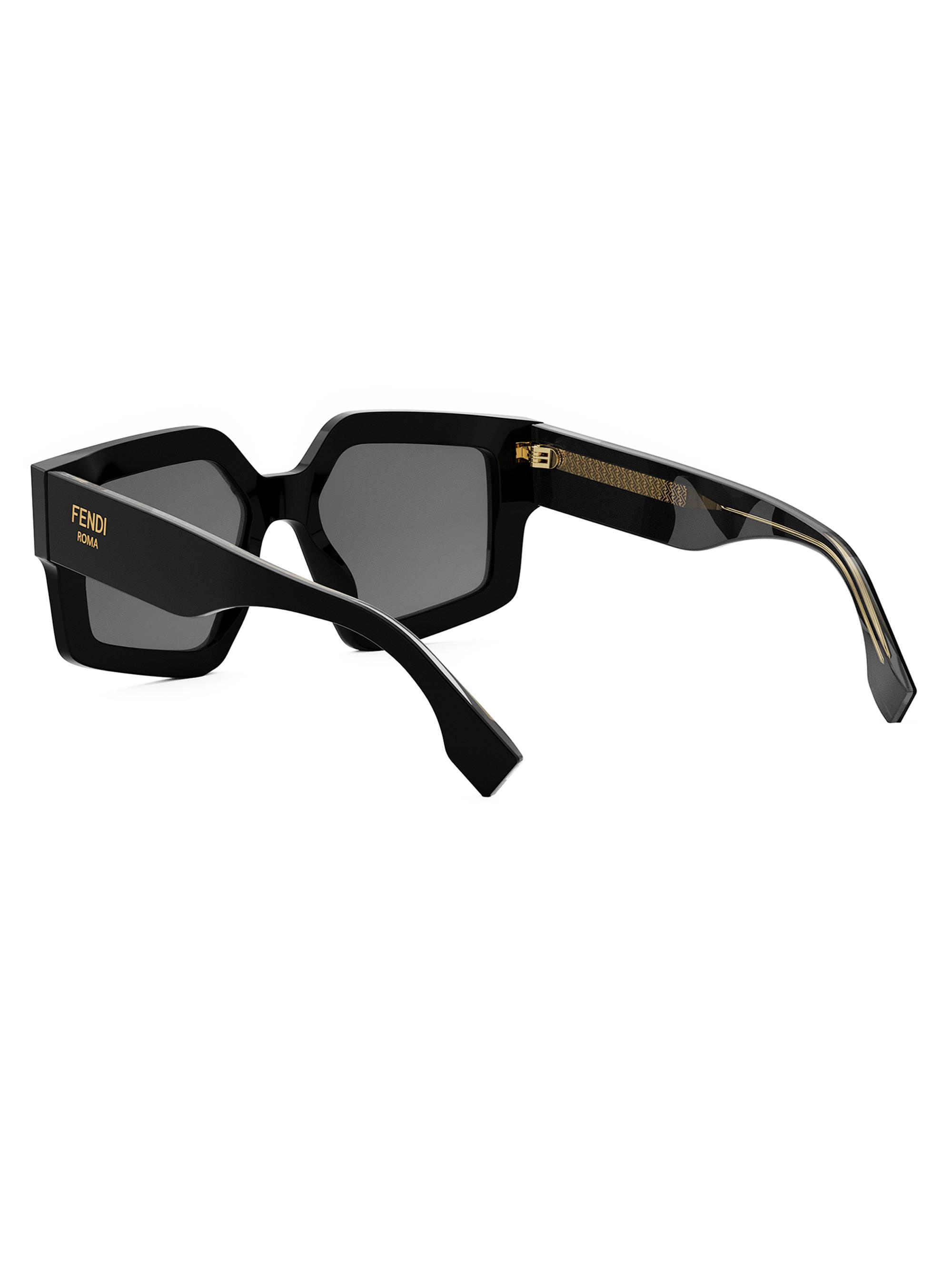 FENDI 52mm Oversized Sunglasses Fendi Fendigraphy 52MM Square Sunglasses | Saks Fifth Avenue main image 4