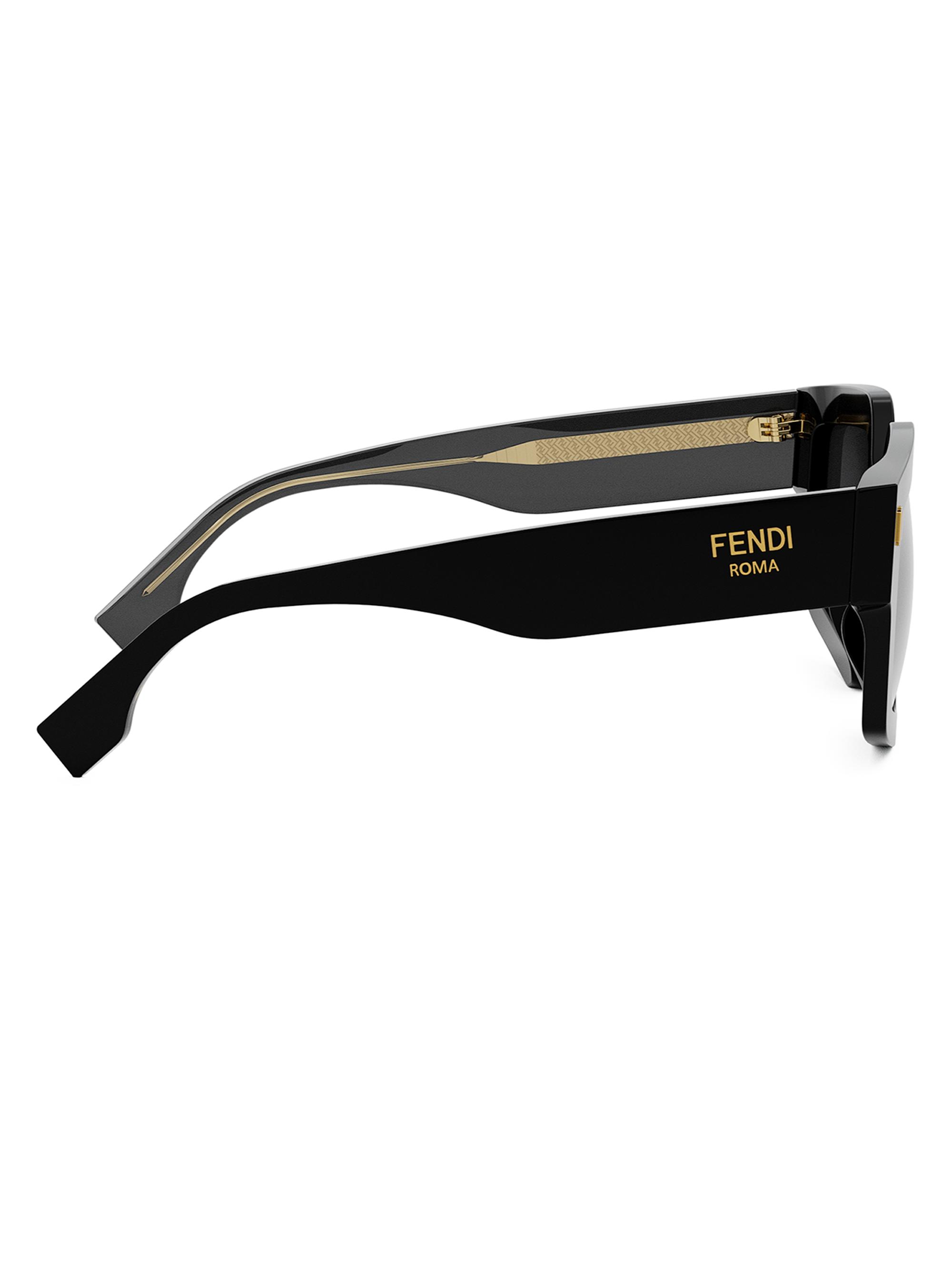 Fendi Roma 52MM Square Sunglasses | Saks Fifth Avenue display picture 2