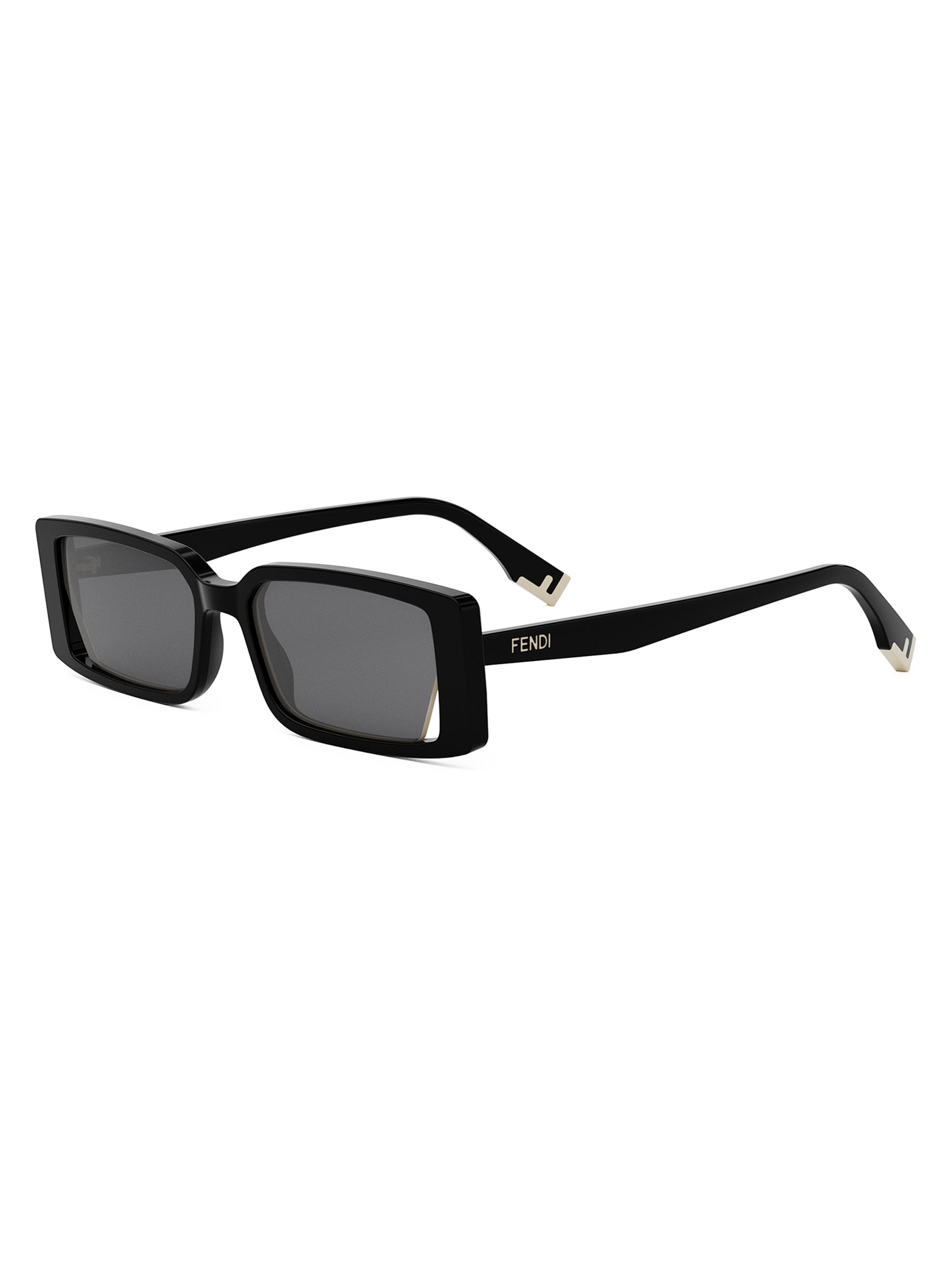 FENDI サングラス Fendi Way 53MM Rectangular Sunglasses | Saks Fifth Avenue