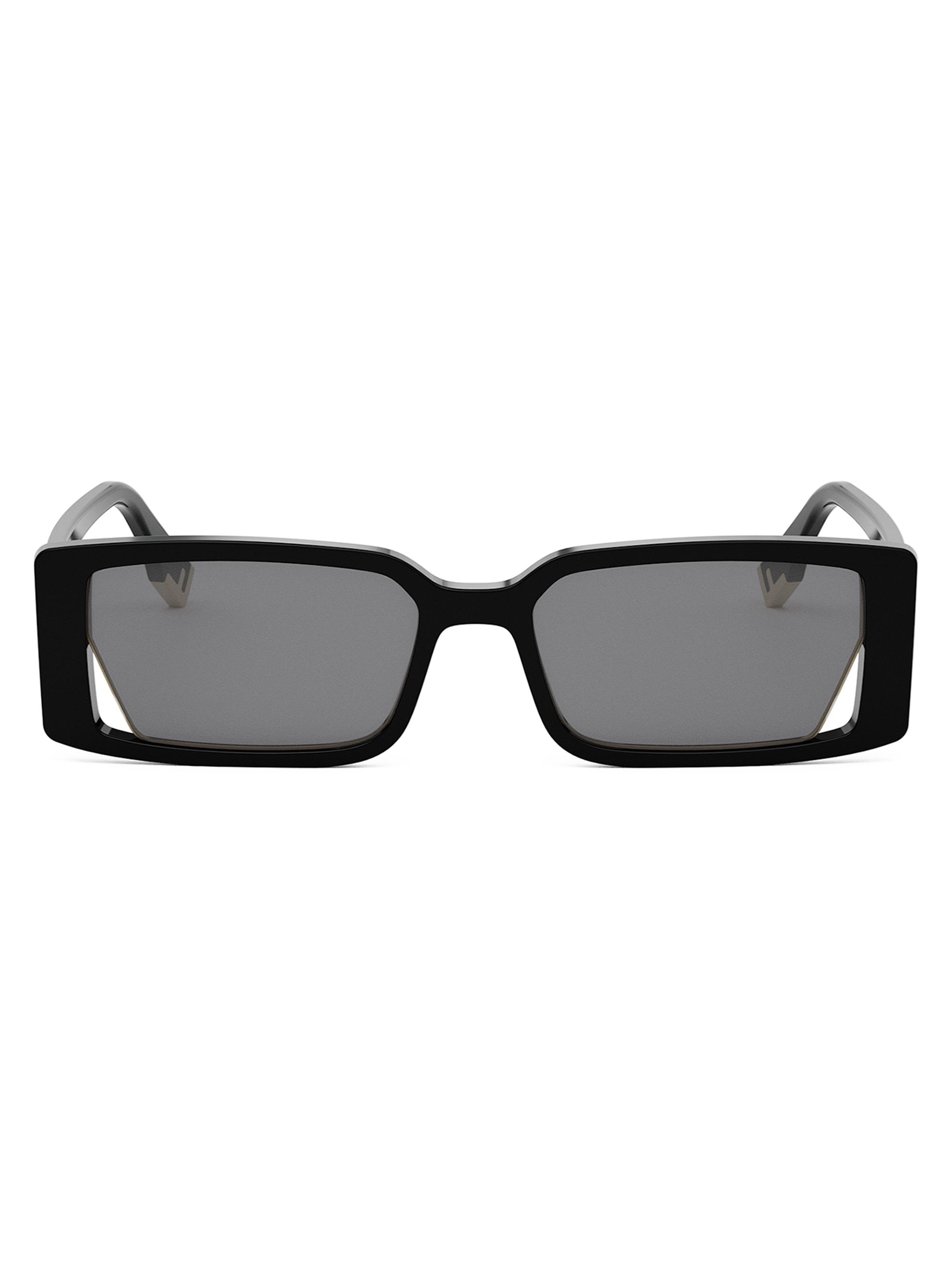Fendi Way 53MM Rectangular Sunglasses | Saks Fifth Avenue
