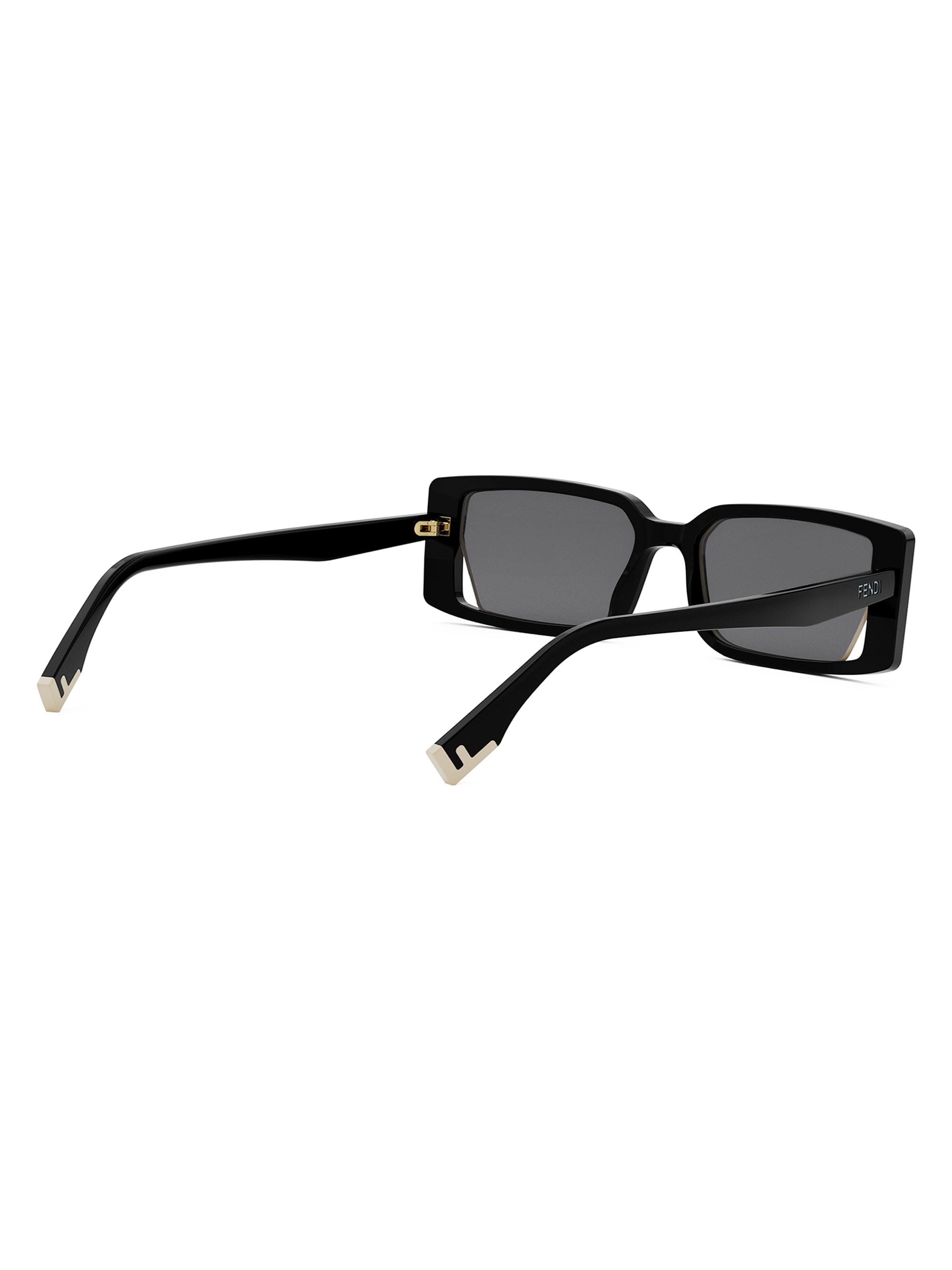Fendi Way 53MM Rectangular Sunglasses | Saks Fifth Avenue