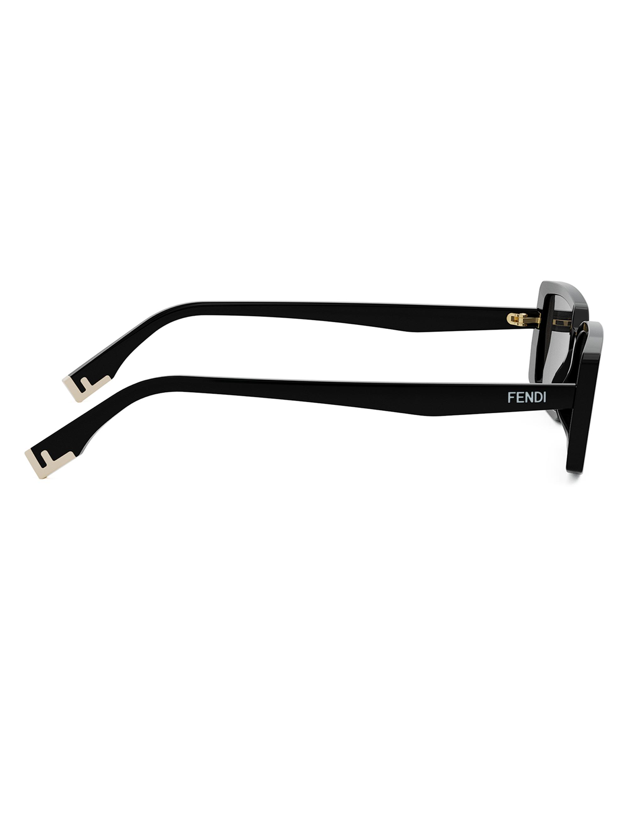 Fendi Way 53MM Rectangular Sunglasses | Saks Fifth Avenue