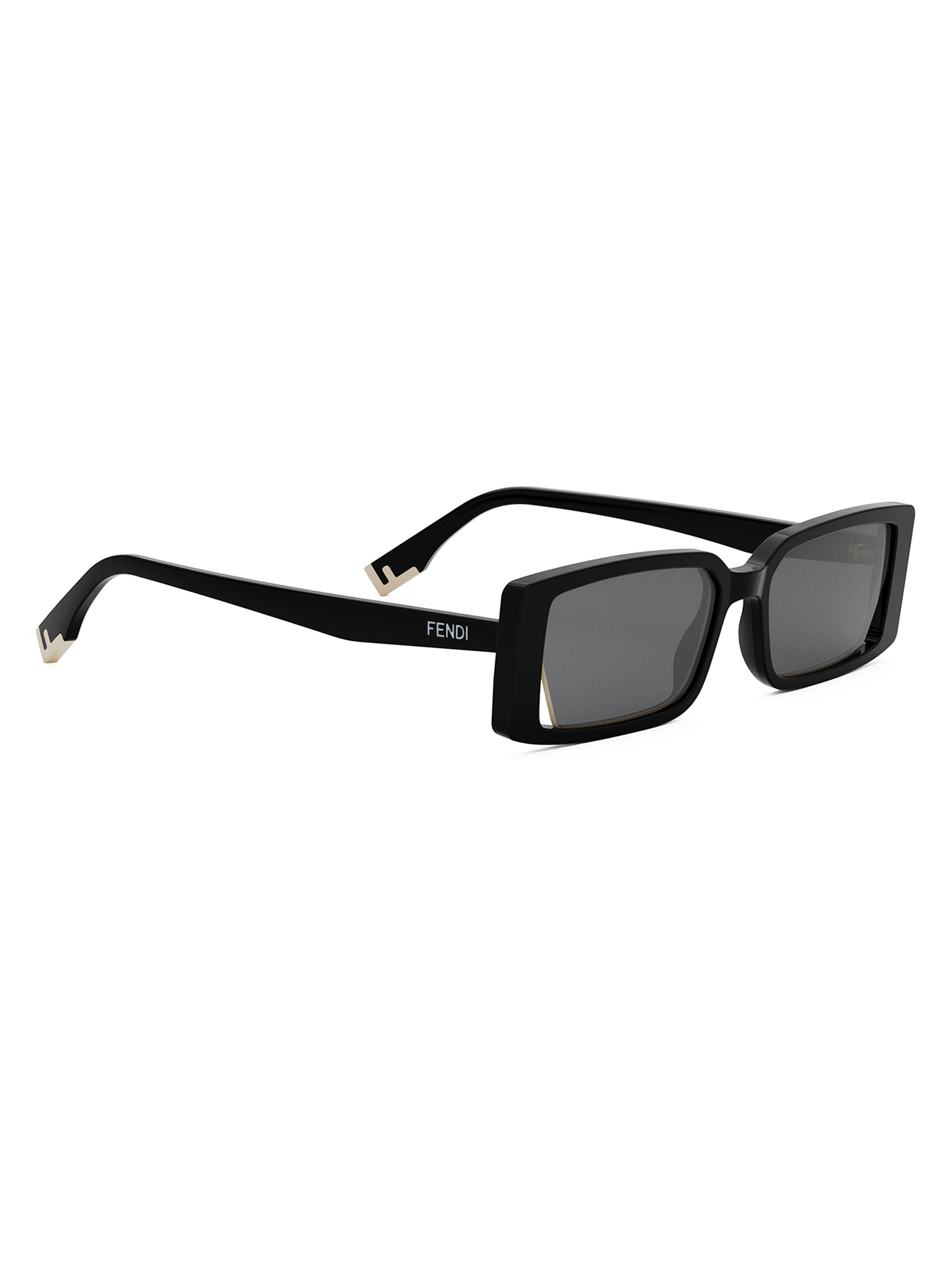 Fendi Way 53MM Rectangular Sunglasses | Saks Fifth Avenue
