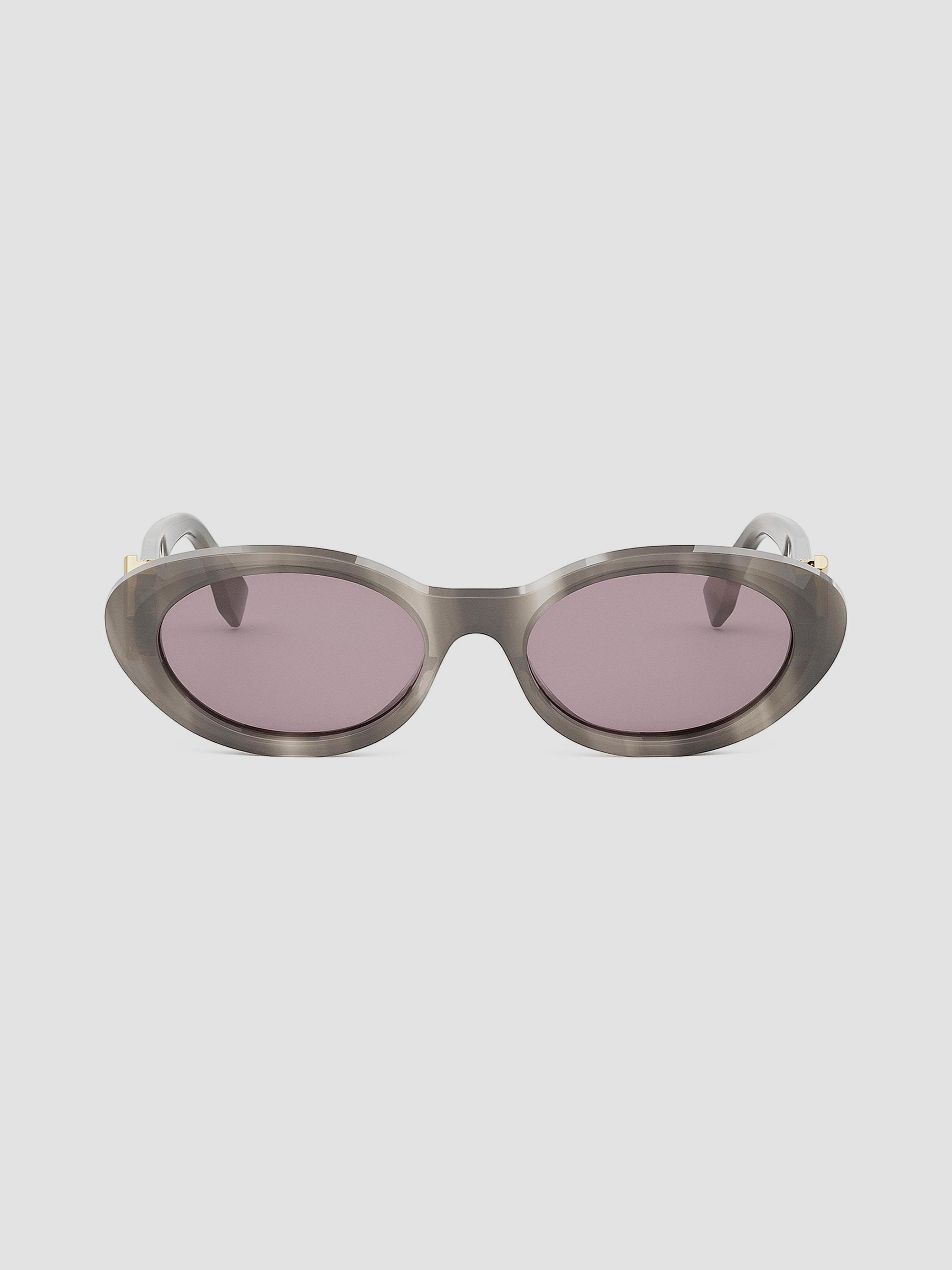 Fendi FF Diamonds 53MM Oval Sunglasses | Saks Fifth Avenue