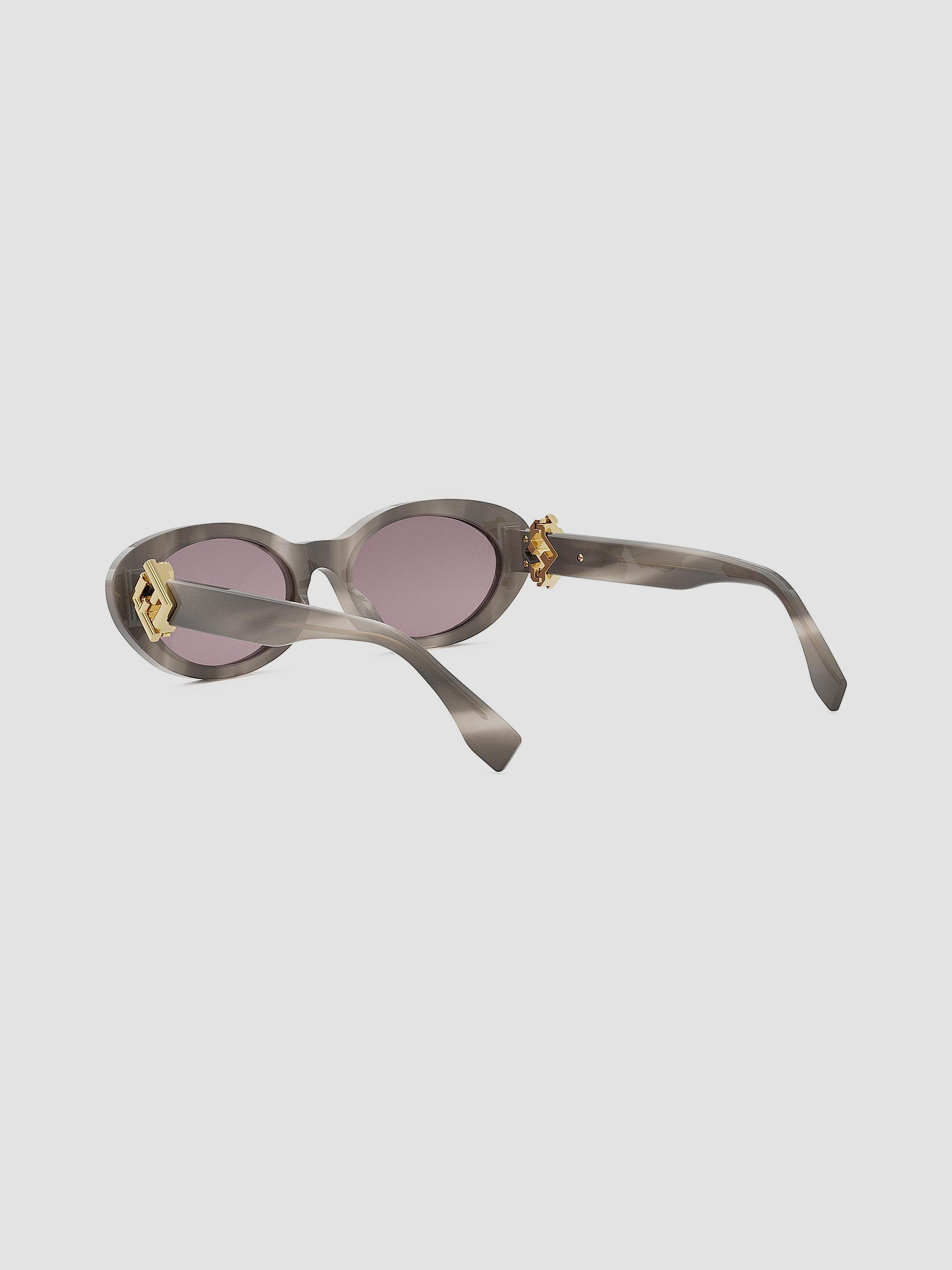 Fendi FF Diamonds 53MM Oval Sunglasses | Saks Fifth Avenue