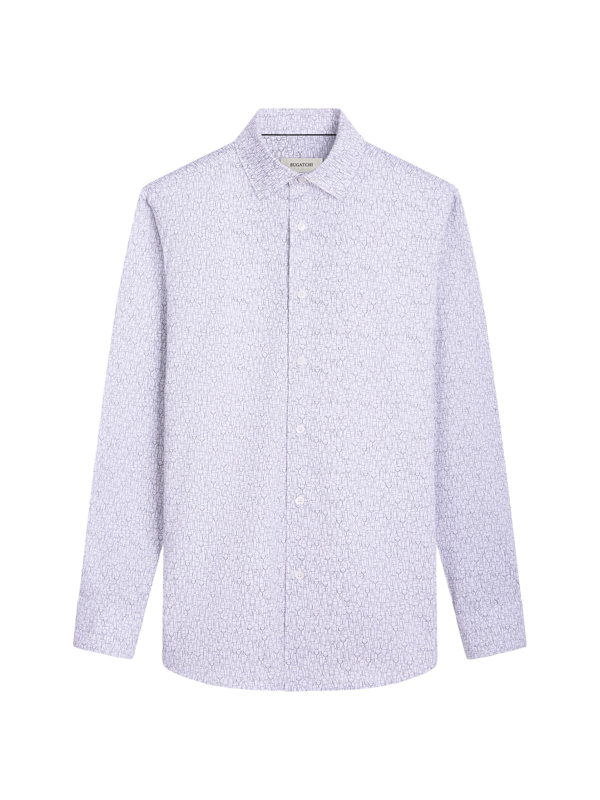 Bugatchi Men's Ooohcotton James Button-Front Shirt - White