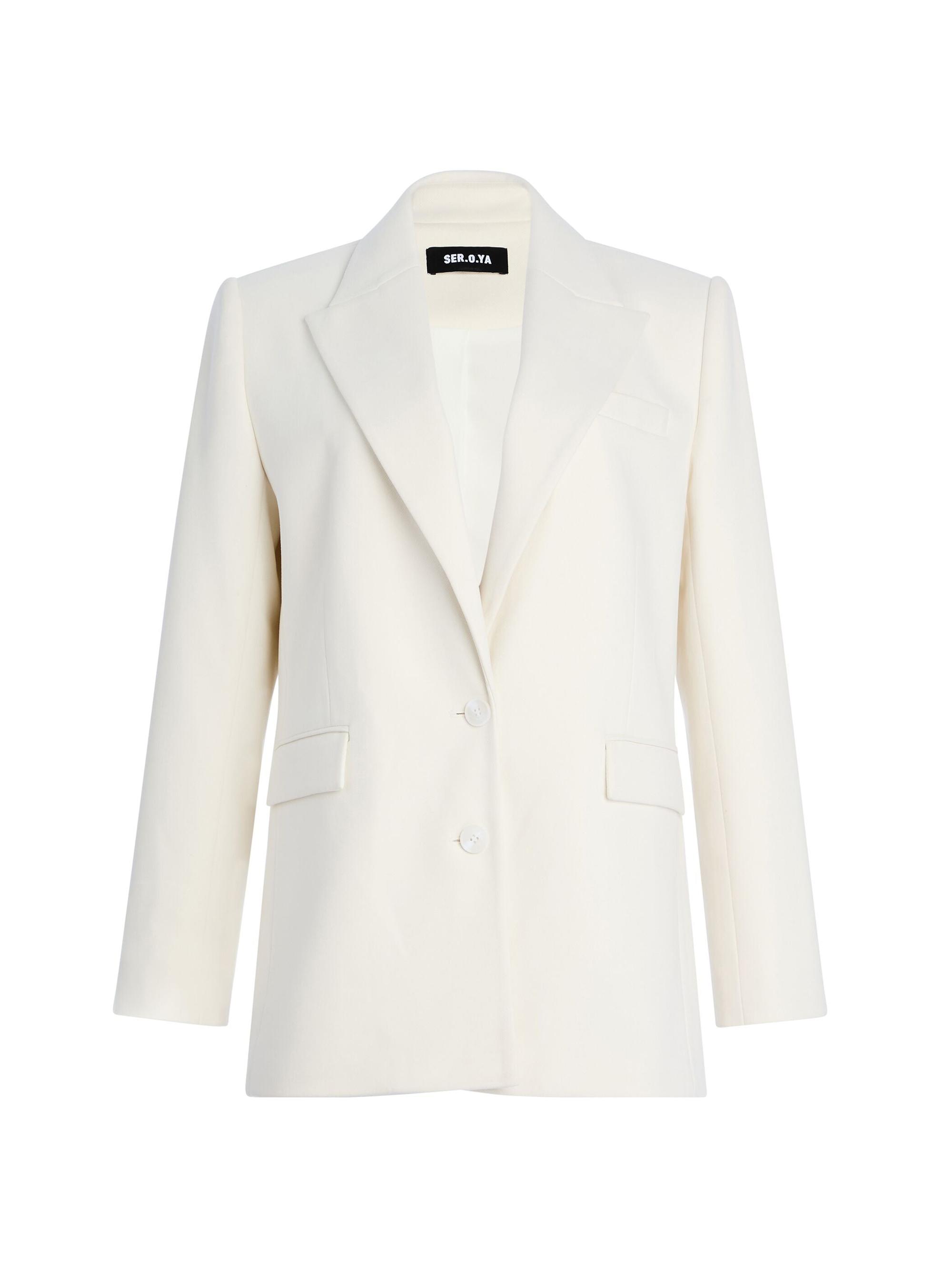 Ser.o.ya Women's Acadia Blazer - Eggshell