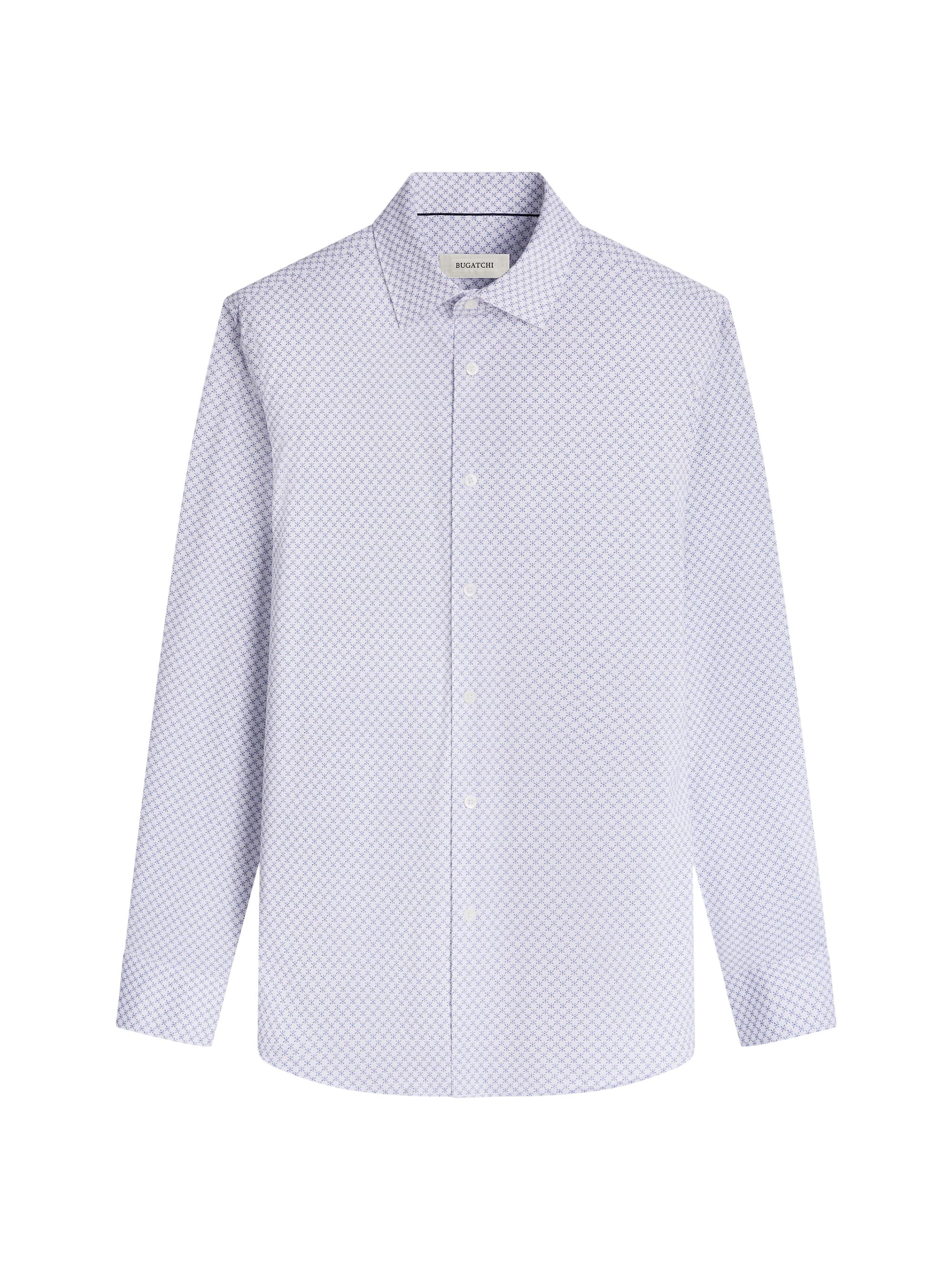 Bugatchi Men's Ooohcotton James Button-Front Shirt - White