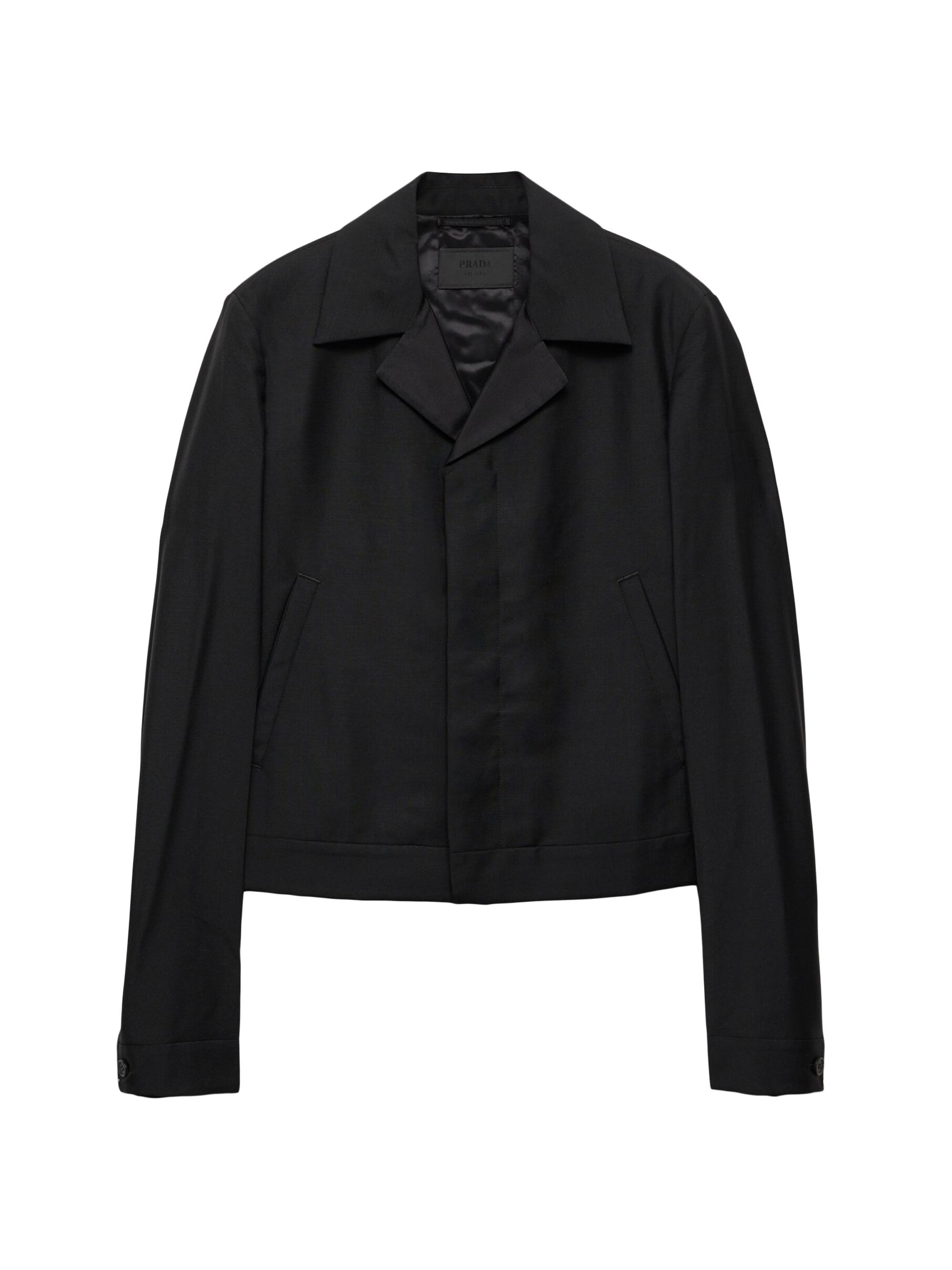 Prada Men's Wool-Blend Jacket - Black