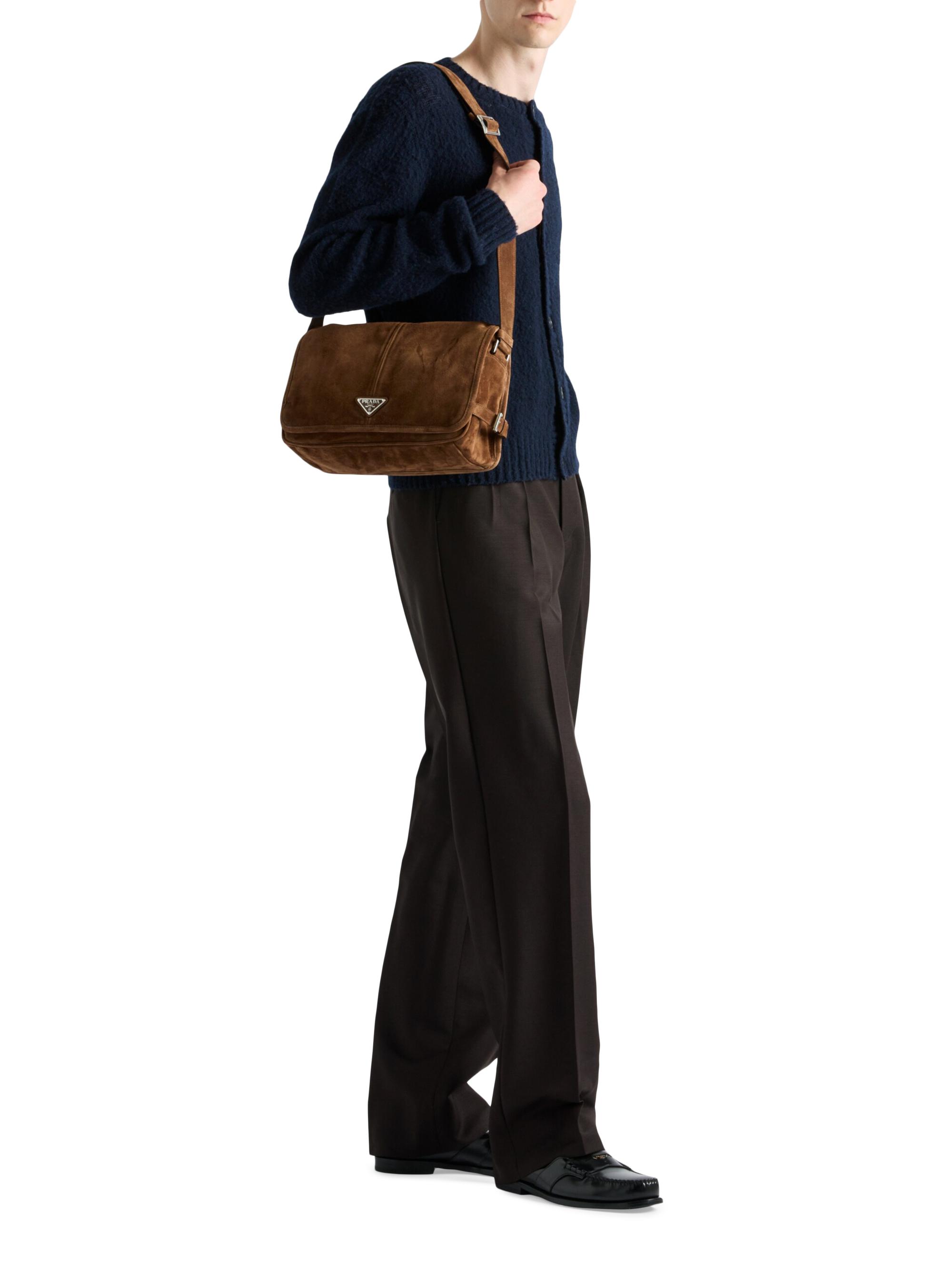 バッグ 2000s PRADA suede leather shoulder bag Prada Suede Shoulder Bag