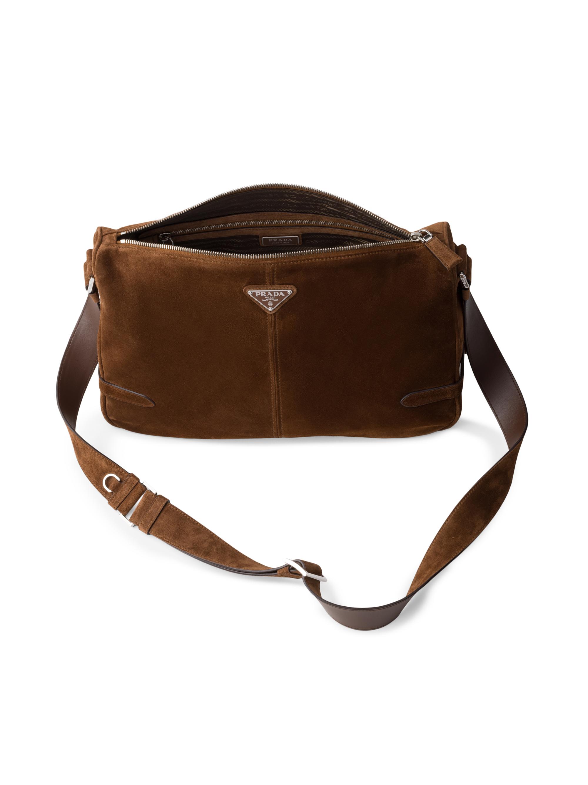 Prada Suede Shoulder Bag | Saks Fifth Avenue