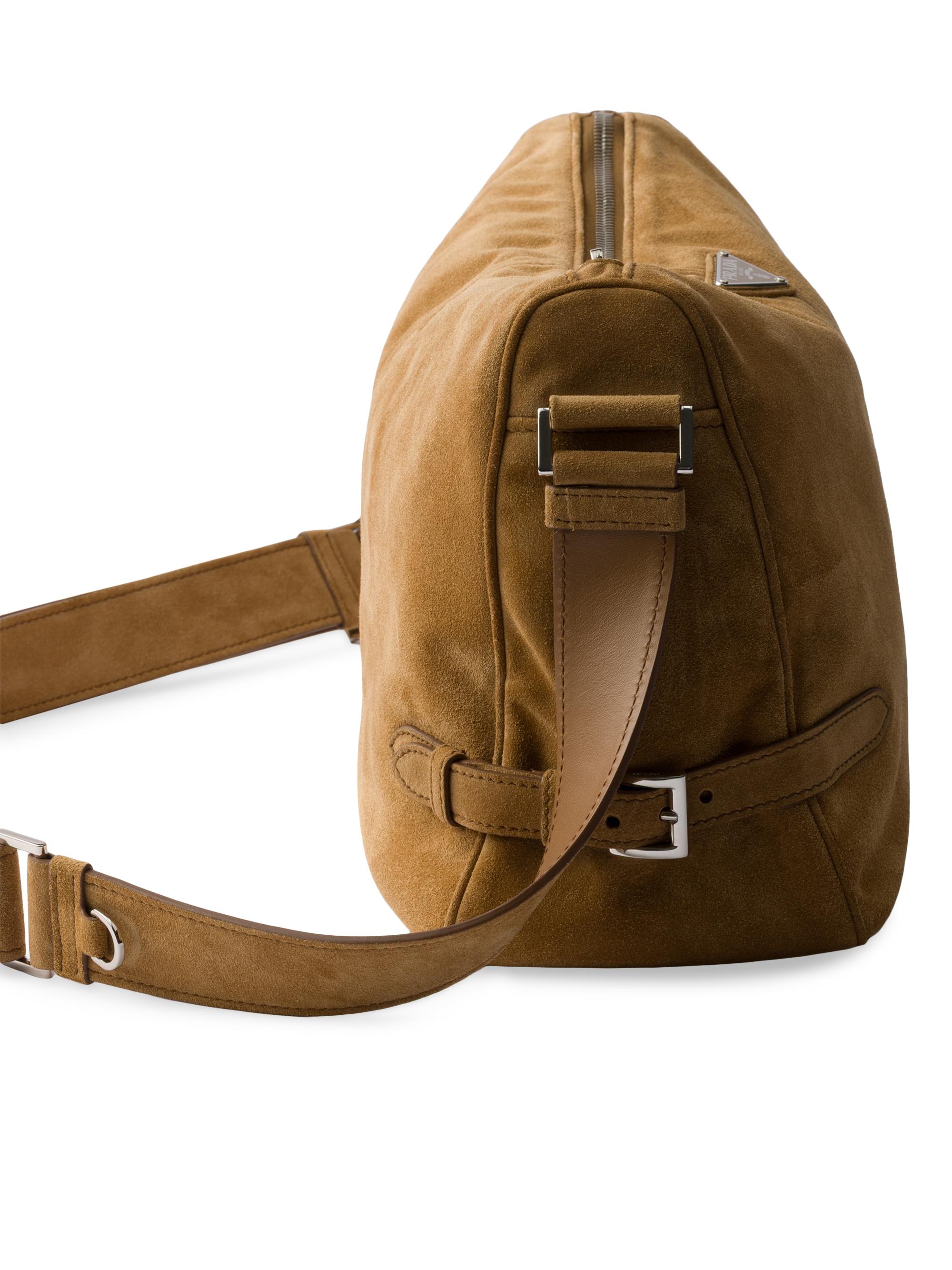 バッグ 2000s PRADA suede leather shoulder bag Prada Suede Shoulder Bag | Saks Fifth Avenue