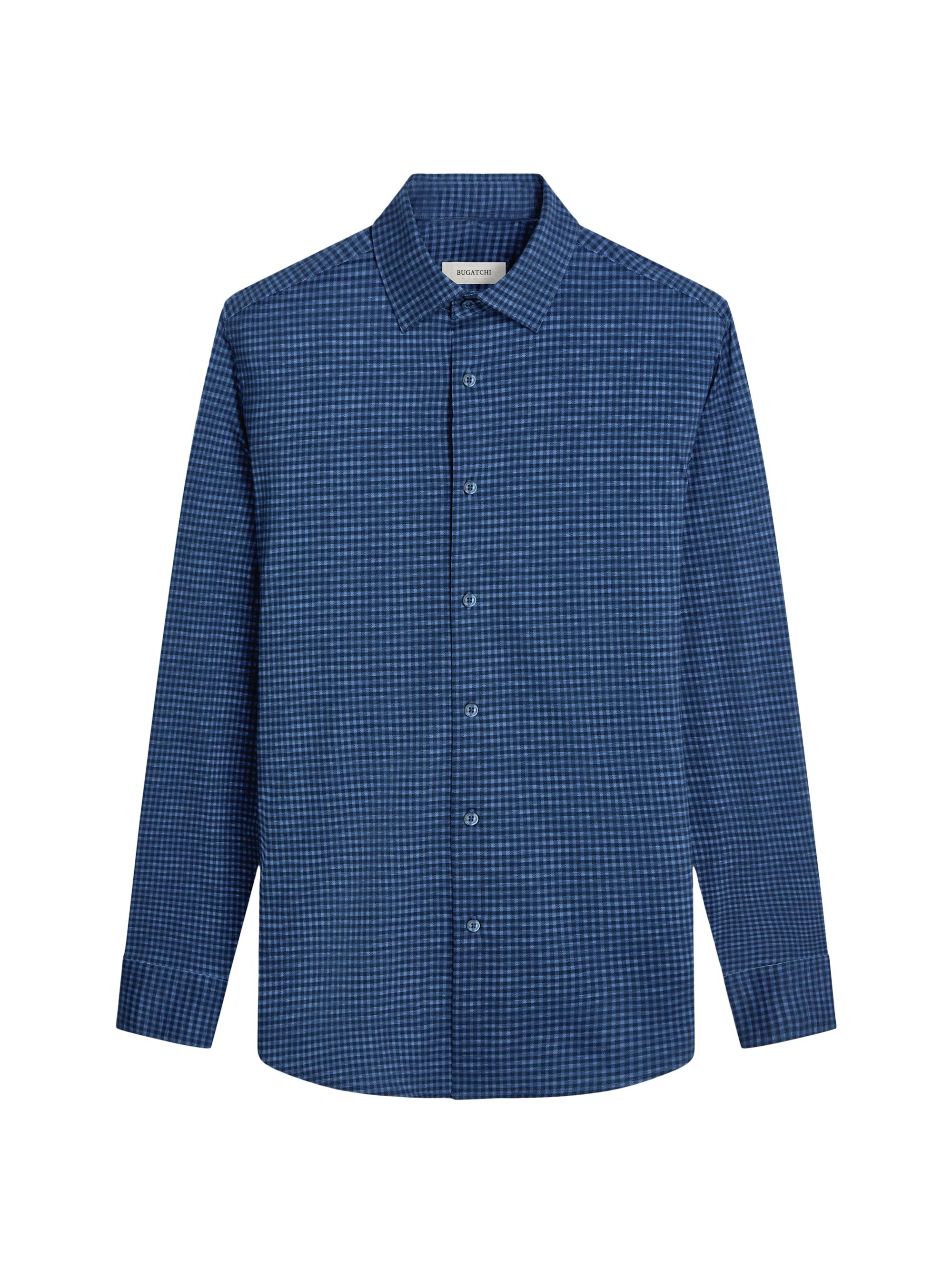 Bugatchi Men's Ooohcotton James Button-Front Shirt - Navy