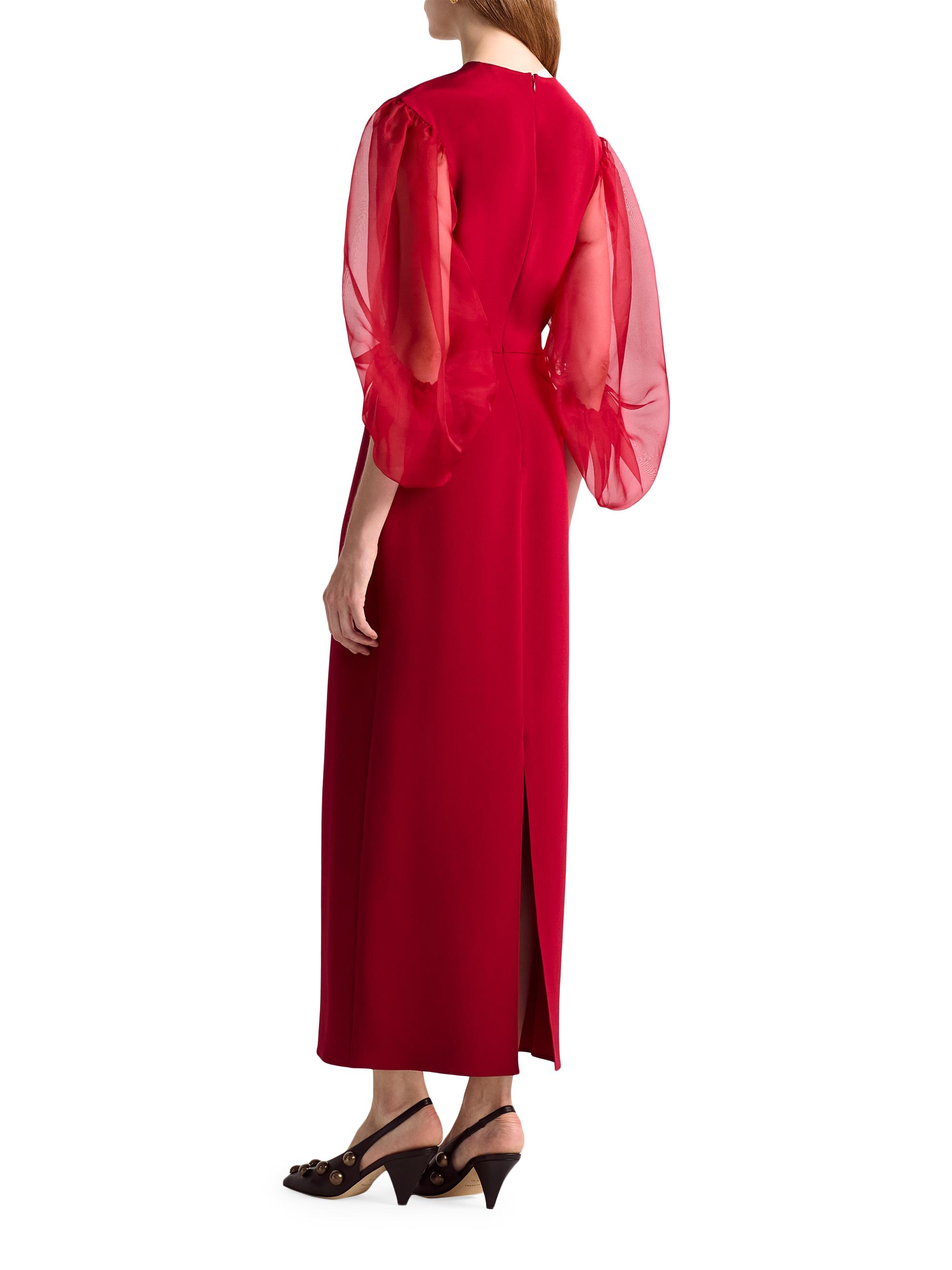 Altuzarra Danielle Sheer Puff-Sleeve Cocktail Dress | Saks Fifth