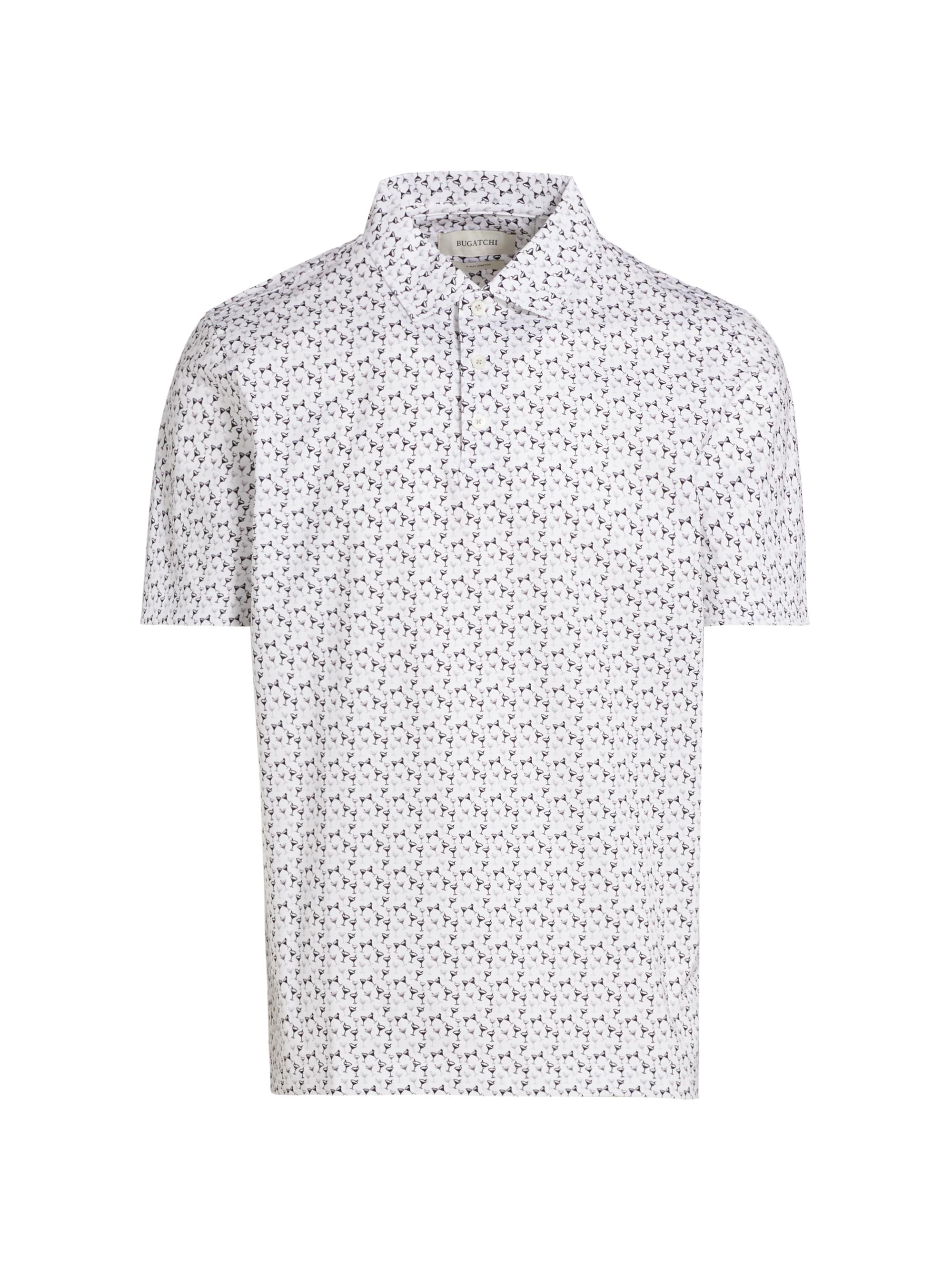 Bugatchi Men's Ooohcotton Victor Polo Shirt - White