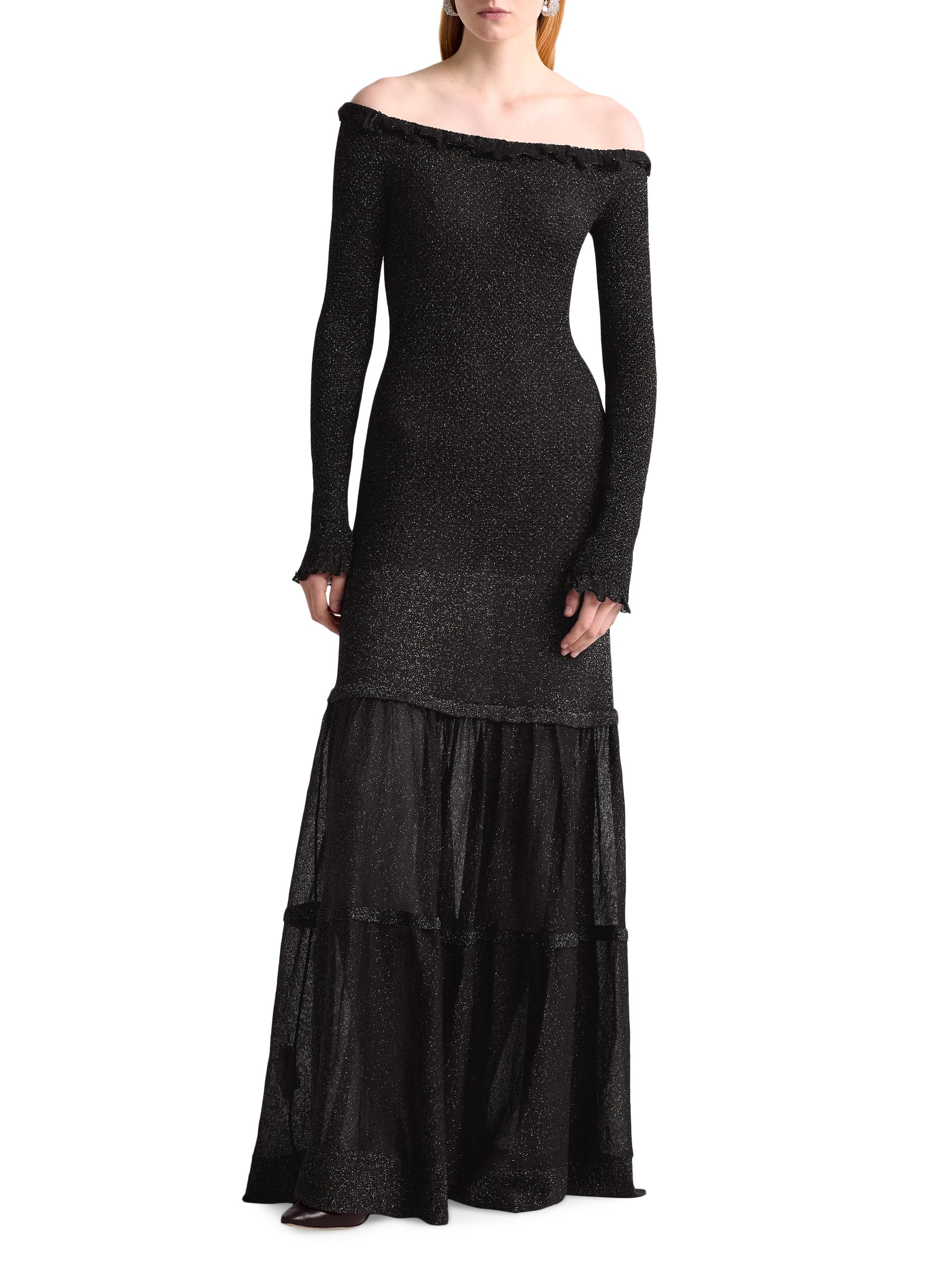 Polly Shimmery Knit Maxi Dress