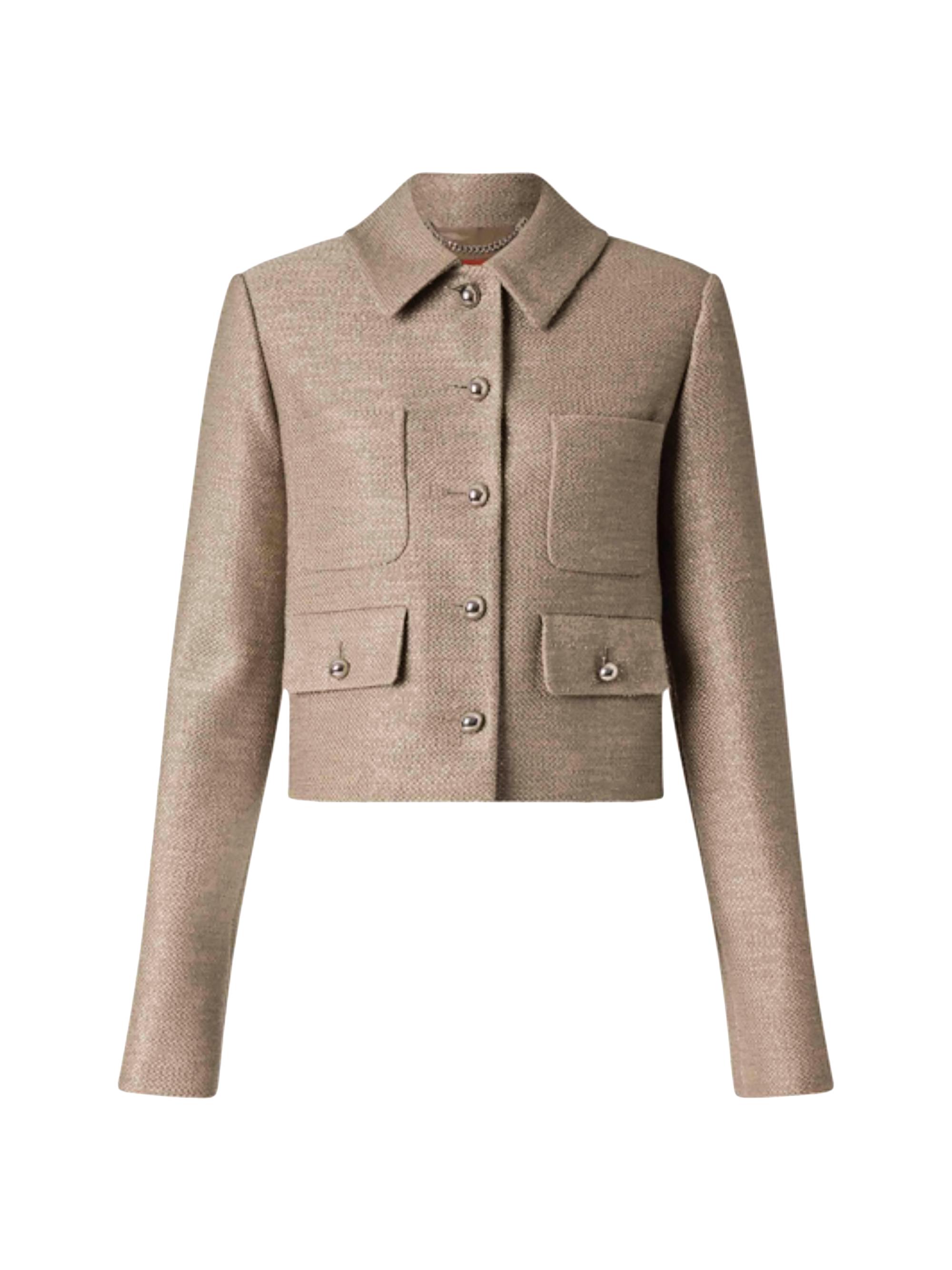 Altuzarra Women's Astley Shimmer Knit Jacket - Smoked Glass