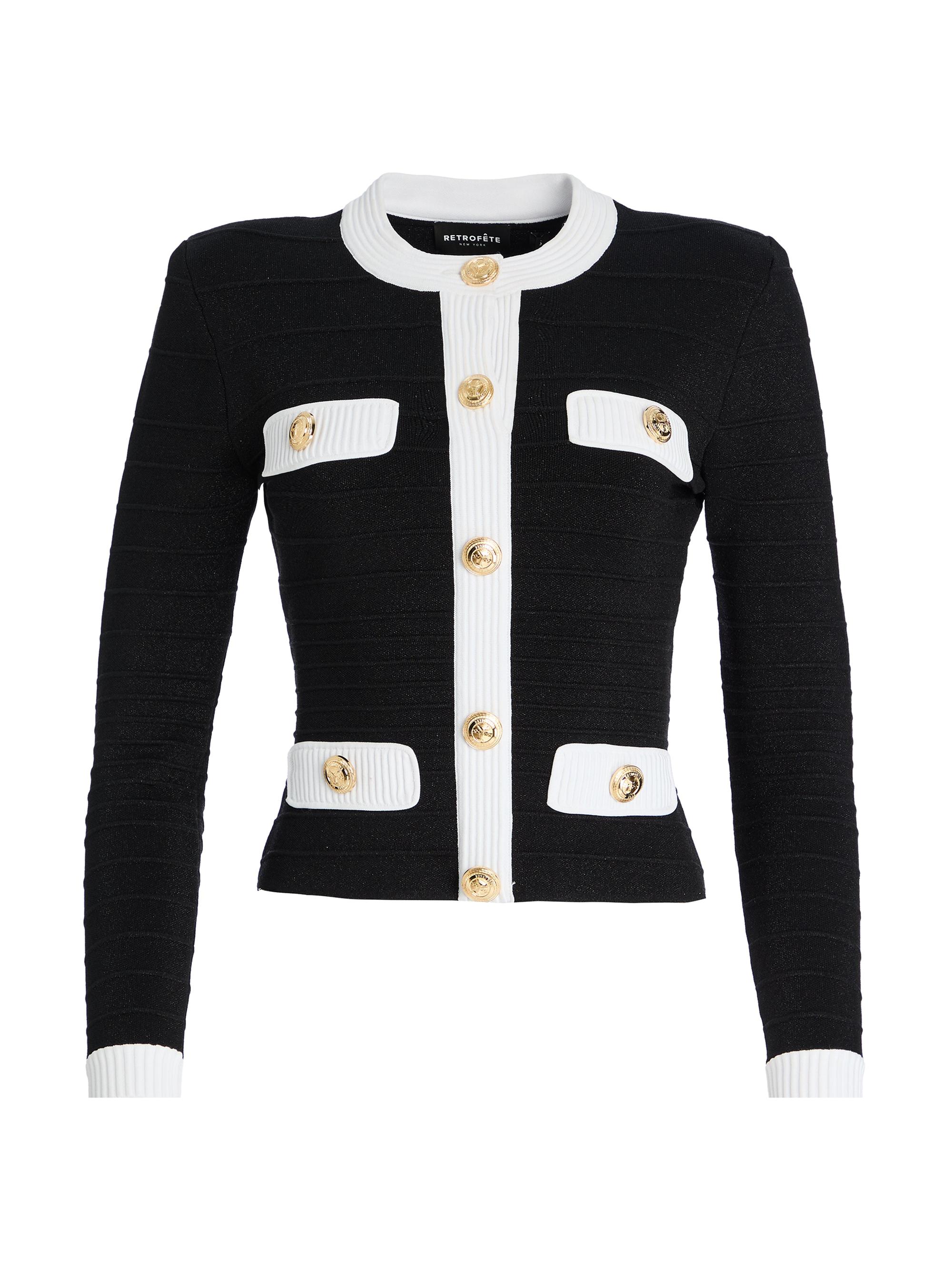 Retrofête Women's Calla Bandage Top - Black Cream