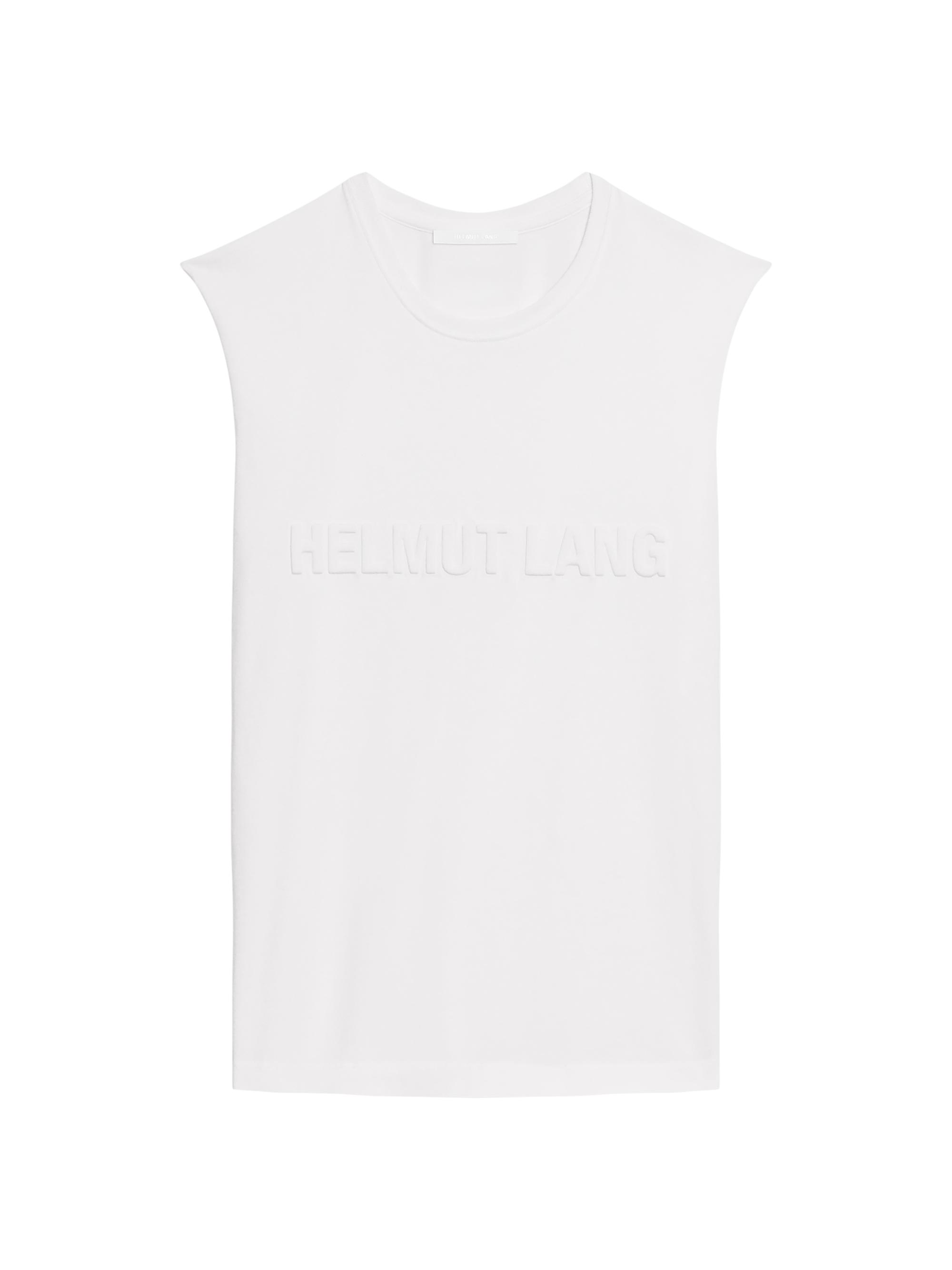 Helmut Lang Men's Embossed Logo Tank Top - Black