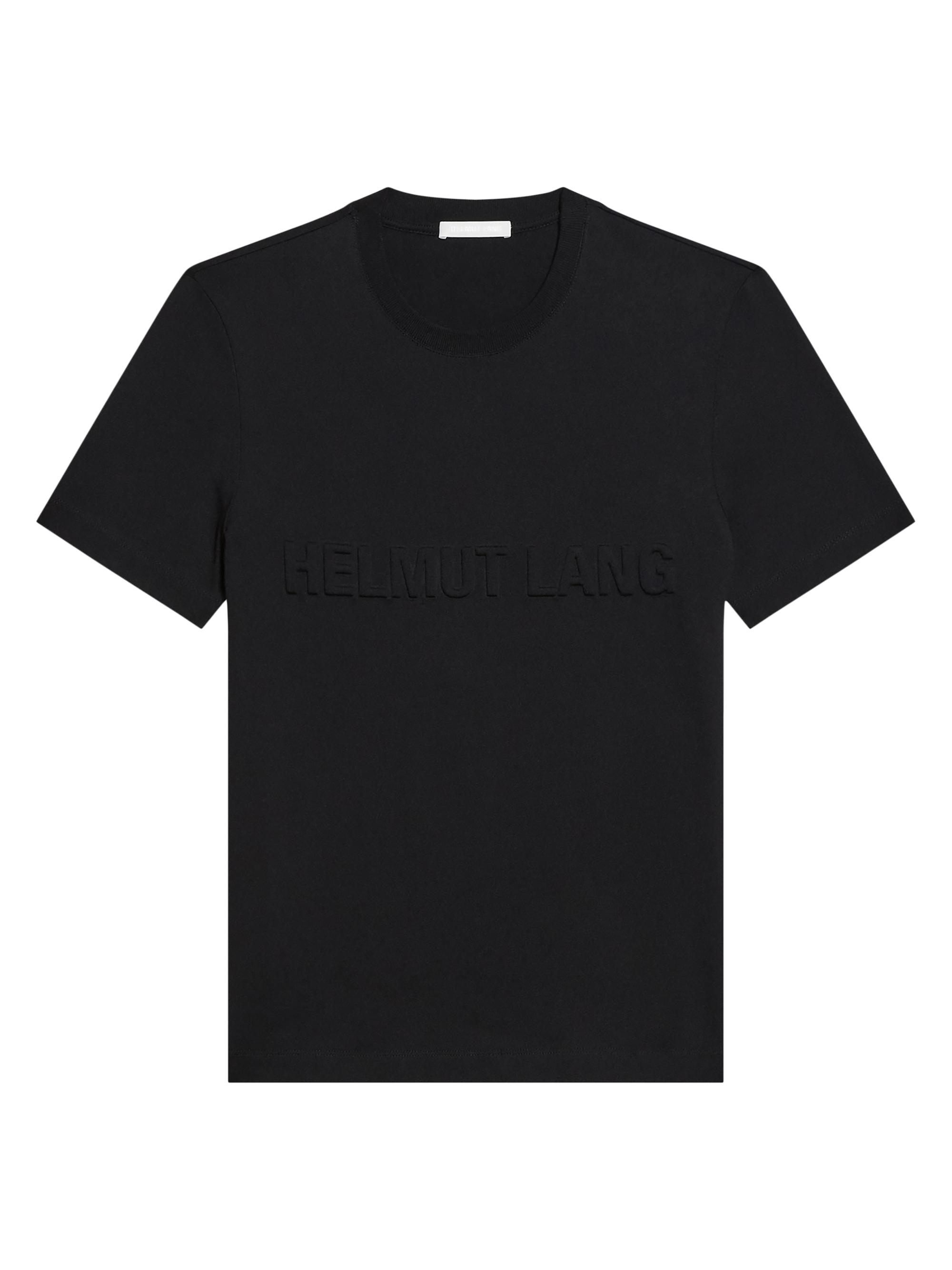 HELMUT LANG ブラック Tシャツ 半袖 HELMUT LANG 「HELMUT LANG」 半袖Tシャツ S ブラック メンズ