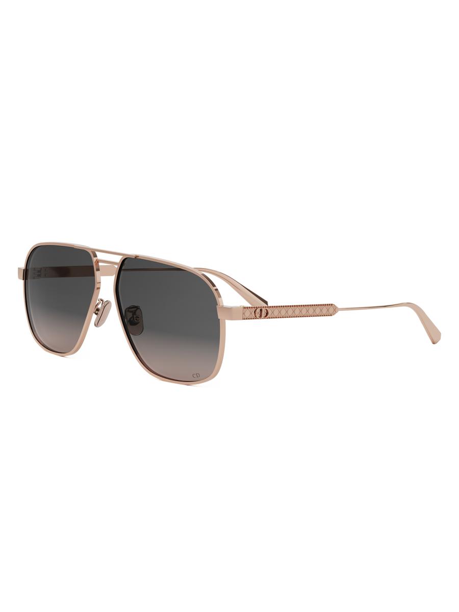 サングラス DIOR Woman Sunglasses Gold DIOR CANNAGE A3U B0C0 DIOR DiorCannage DiorCannage A3U women Gold Squared
